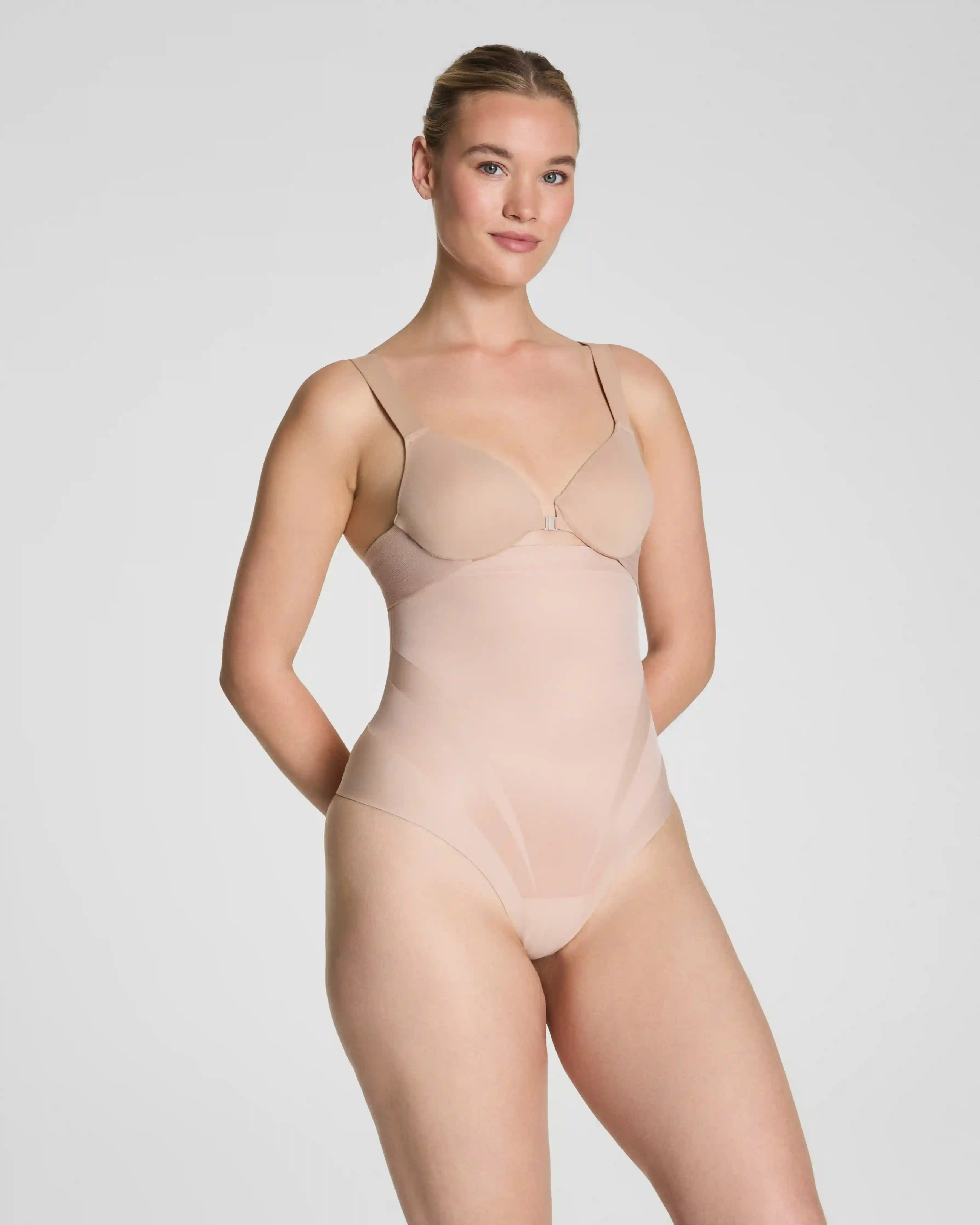 SPANXsupersculpt®  Transform High-Waisted Thong | Champagne Beige