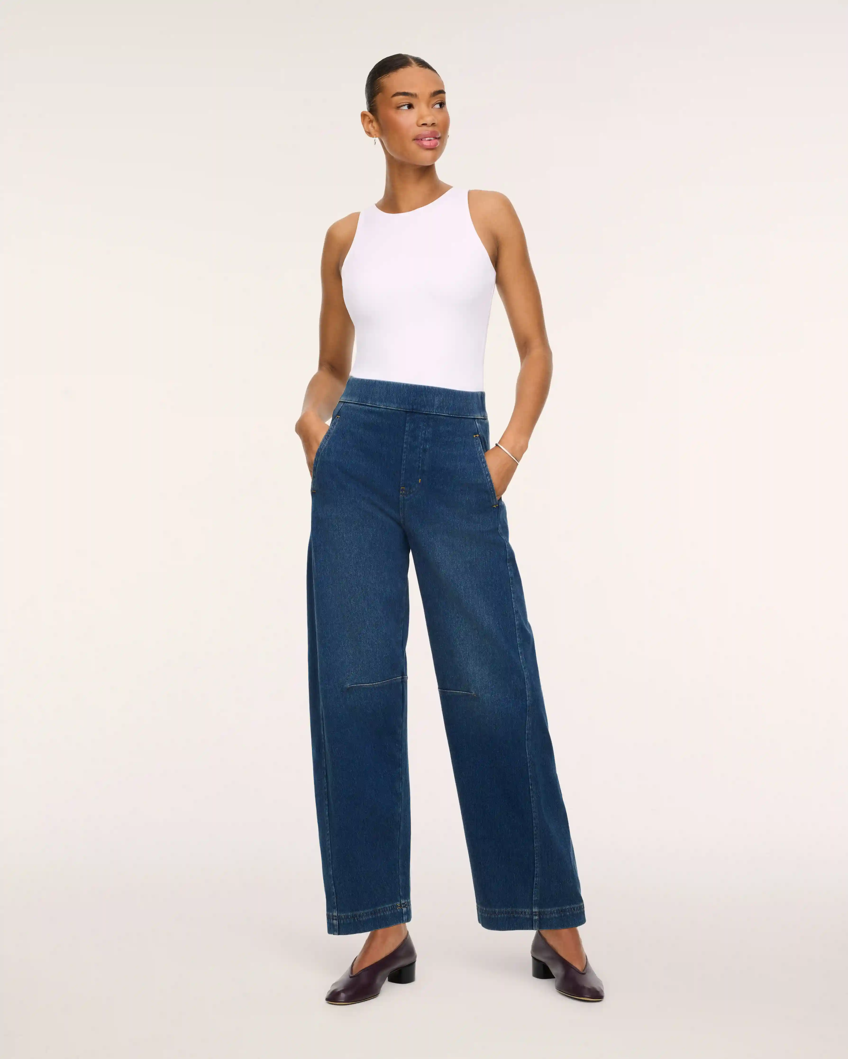 SPANX® Denim-ish Horseshoe Pant | Indigo Mist