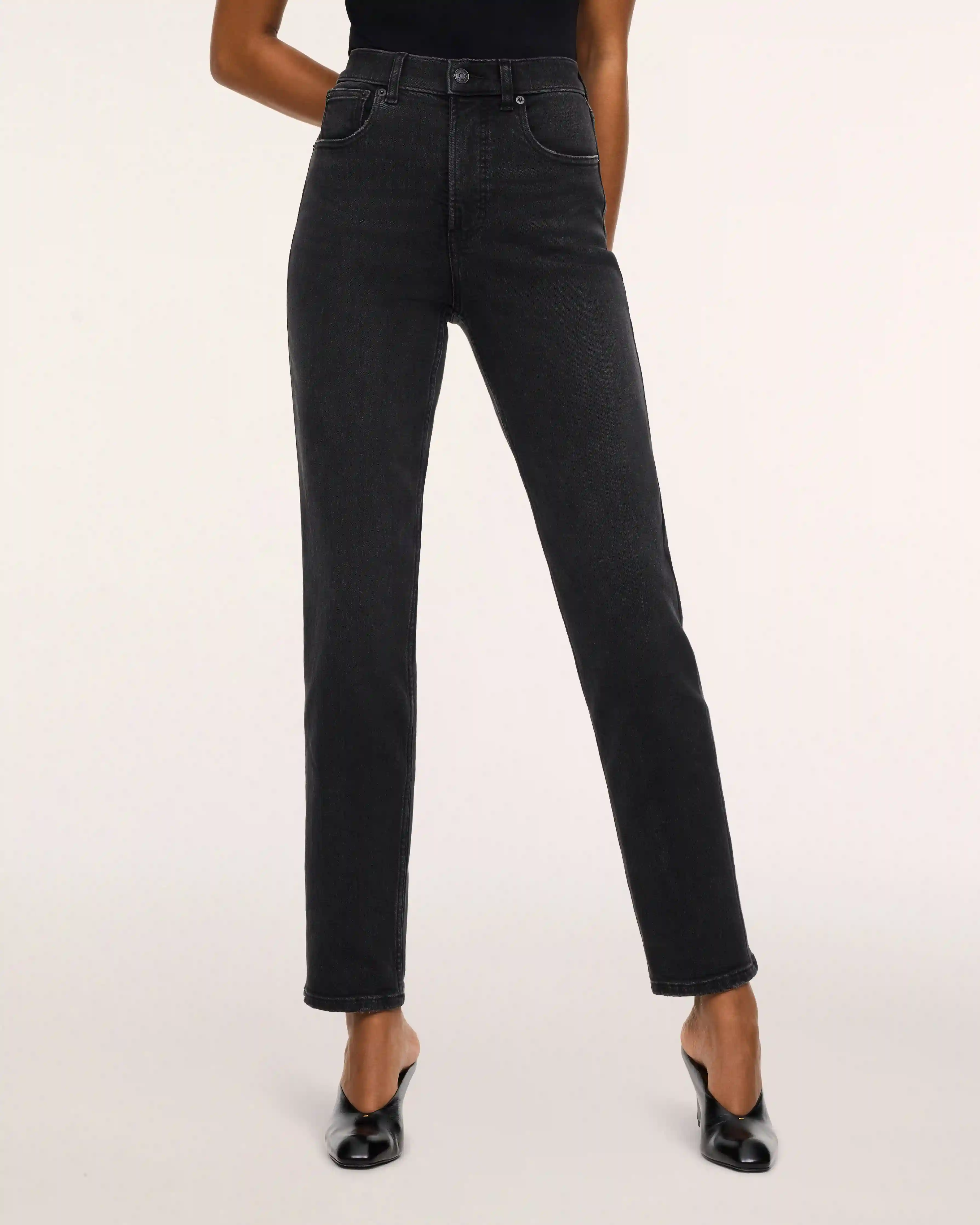 Alternative view of SPANXshape™ Authentic 360 90s Straight Leg Jeans | Deep Space