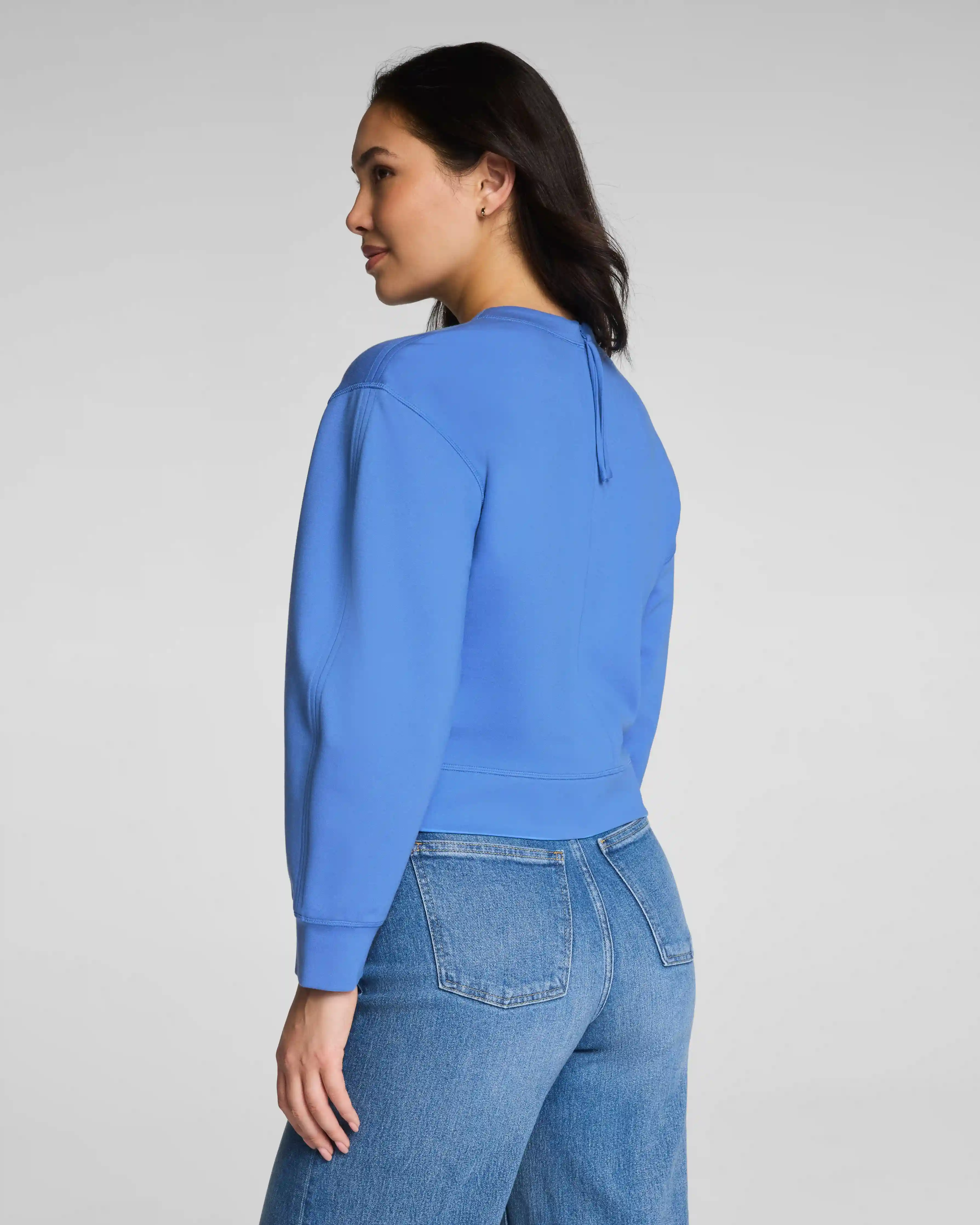 Alternative view of SPANX® Ponte Crewneck Long Sleeve Top | Aster