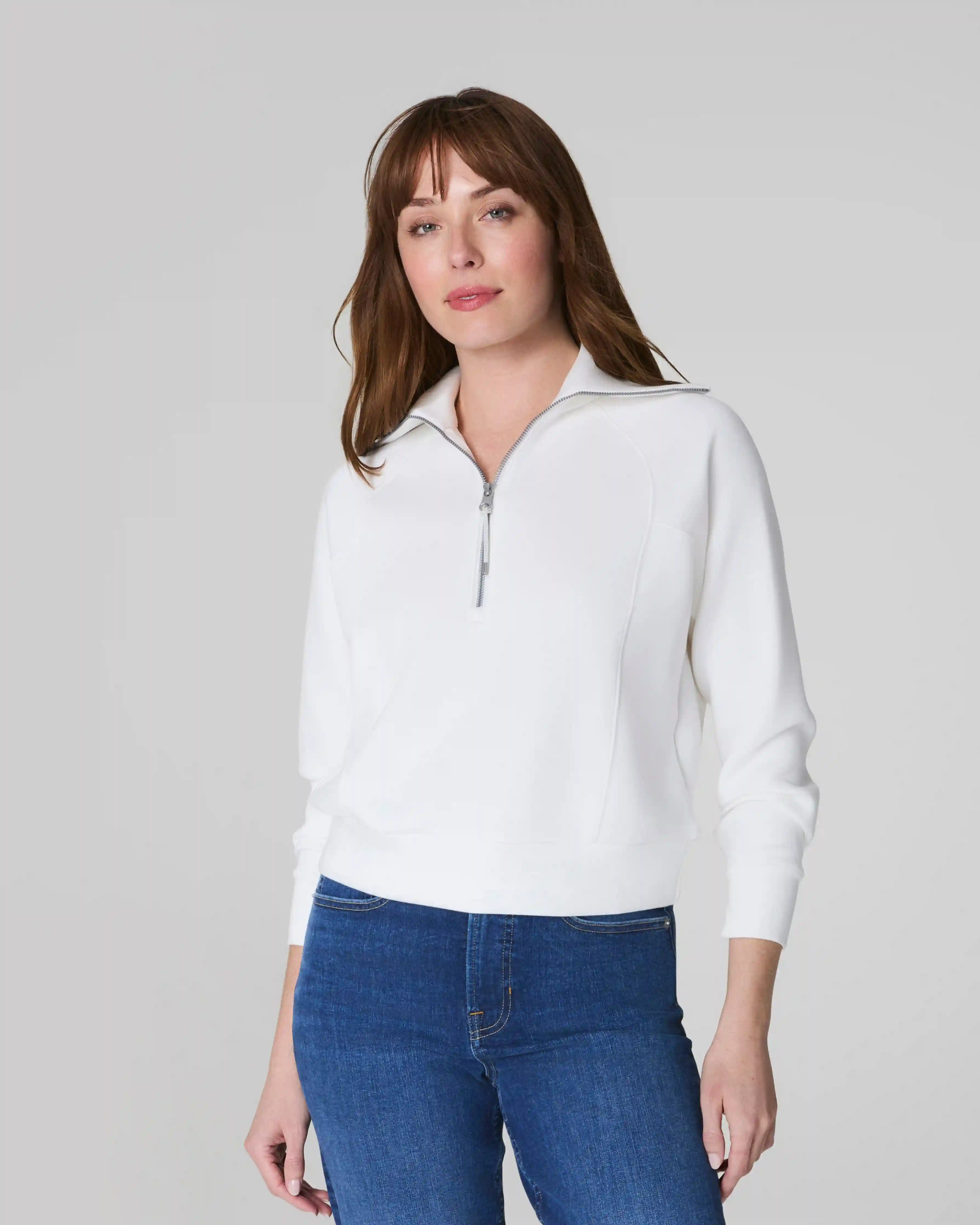 SPANX AirEssentials® Half Zip | Powder