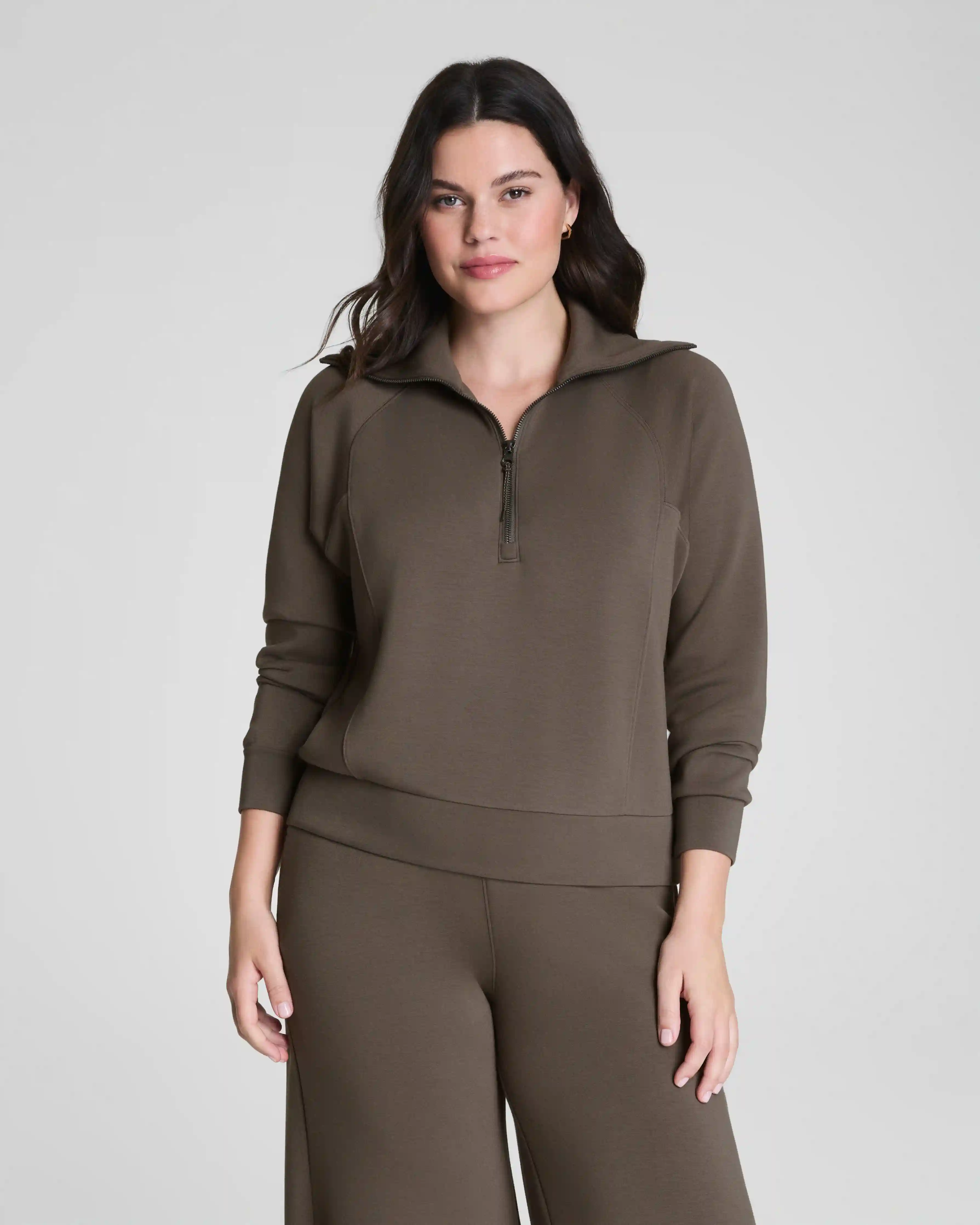 SPANX AirEssentials® Half Zip | Mineral