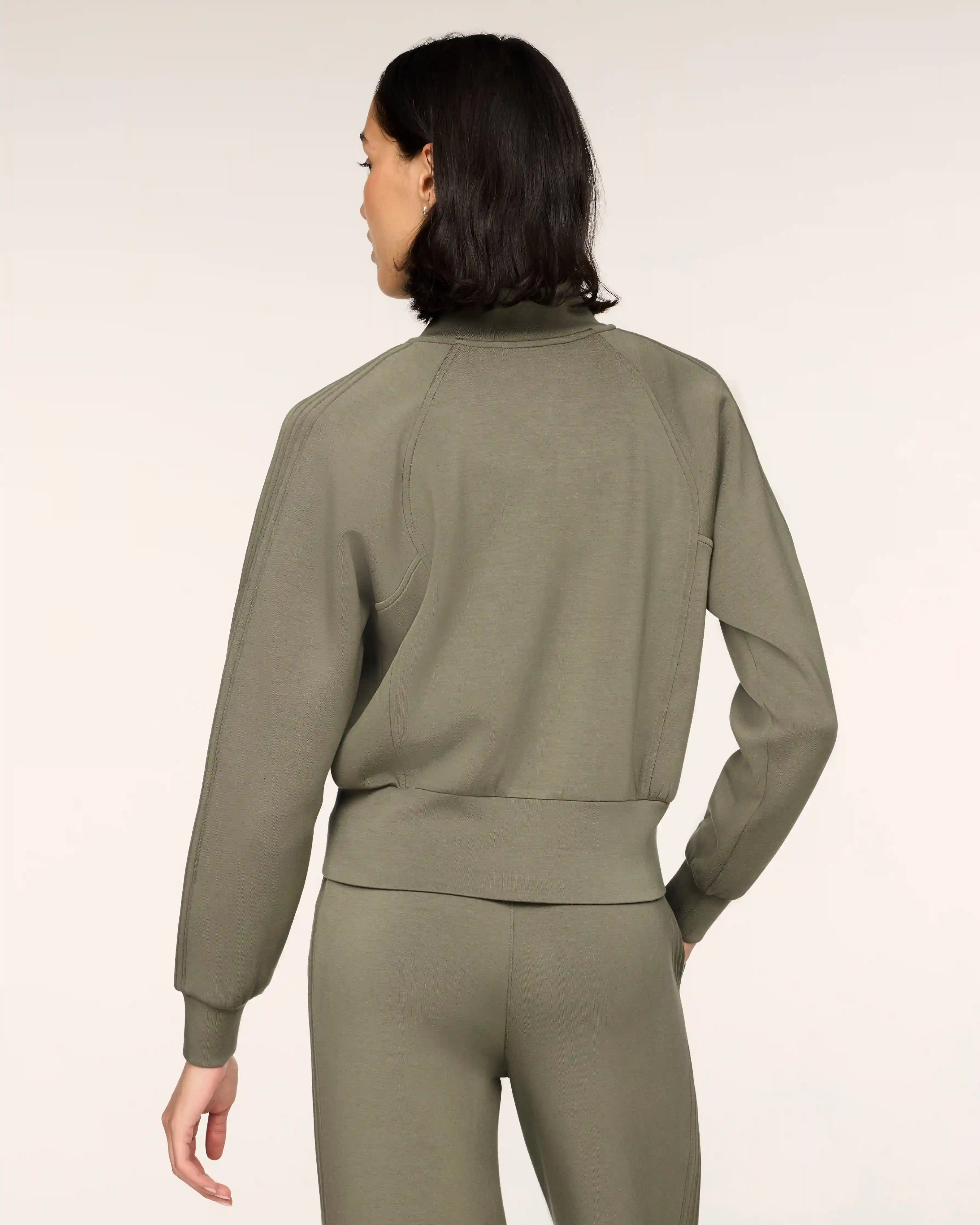 Alternative view of SPANX AirEssentials® Pintuck Track Jacket | Herb