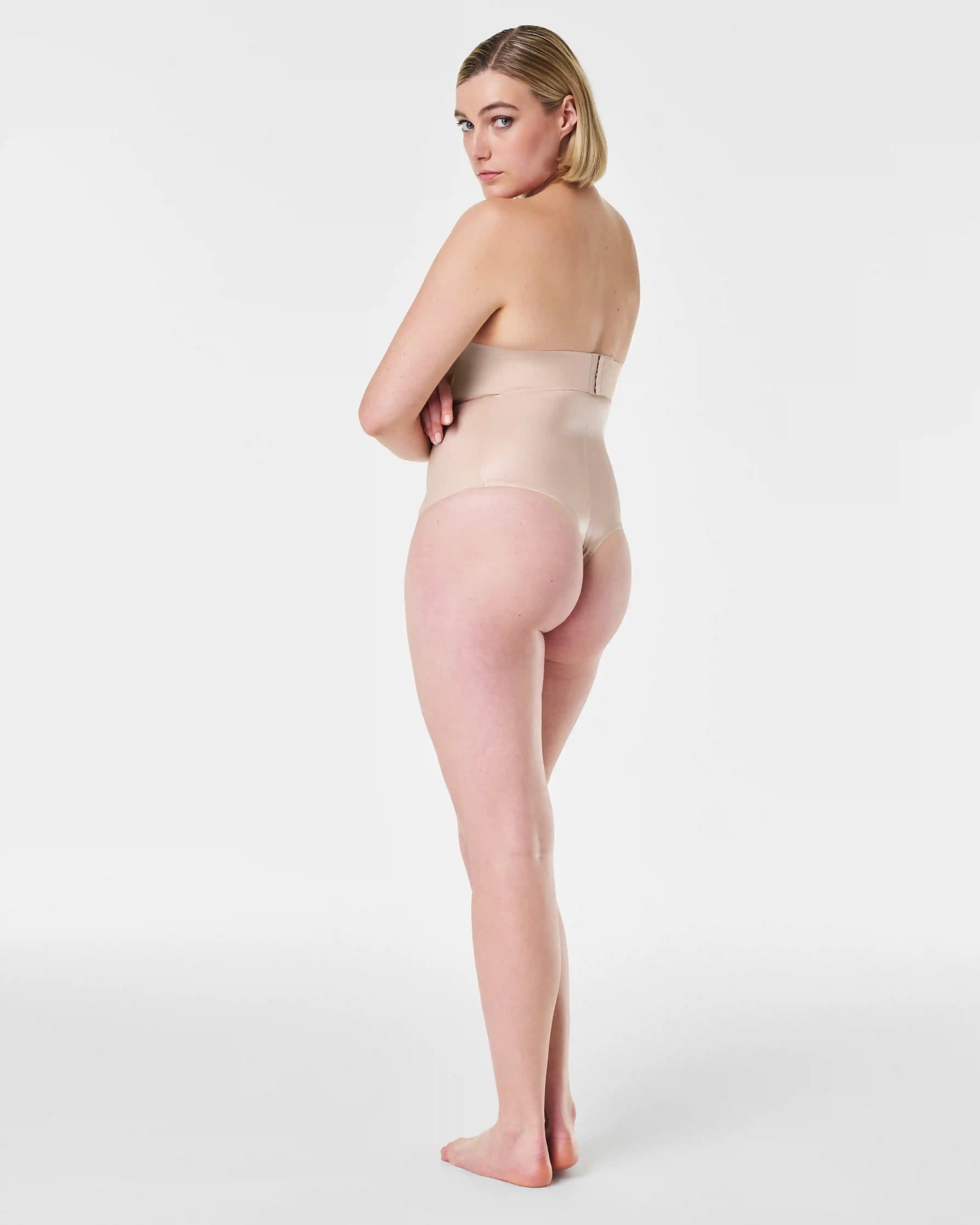 Alternative view of SPANXshape®  Invisible High-Waisted Thong | Champagne Beige