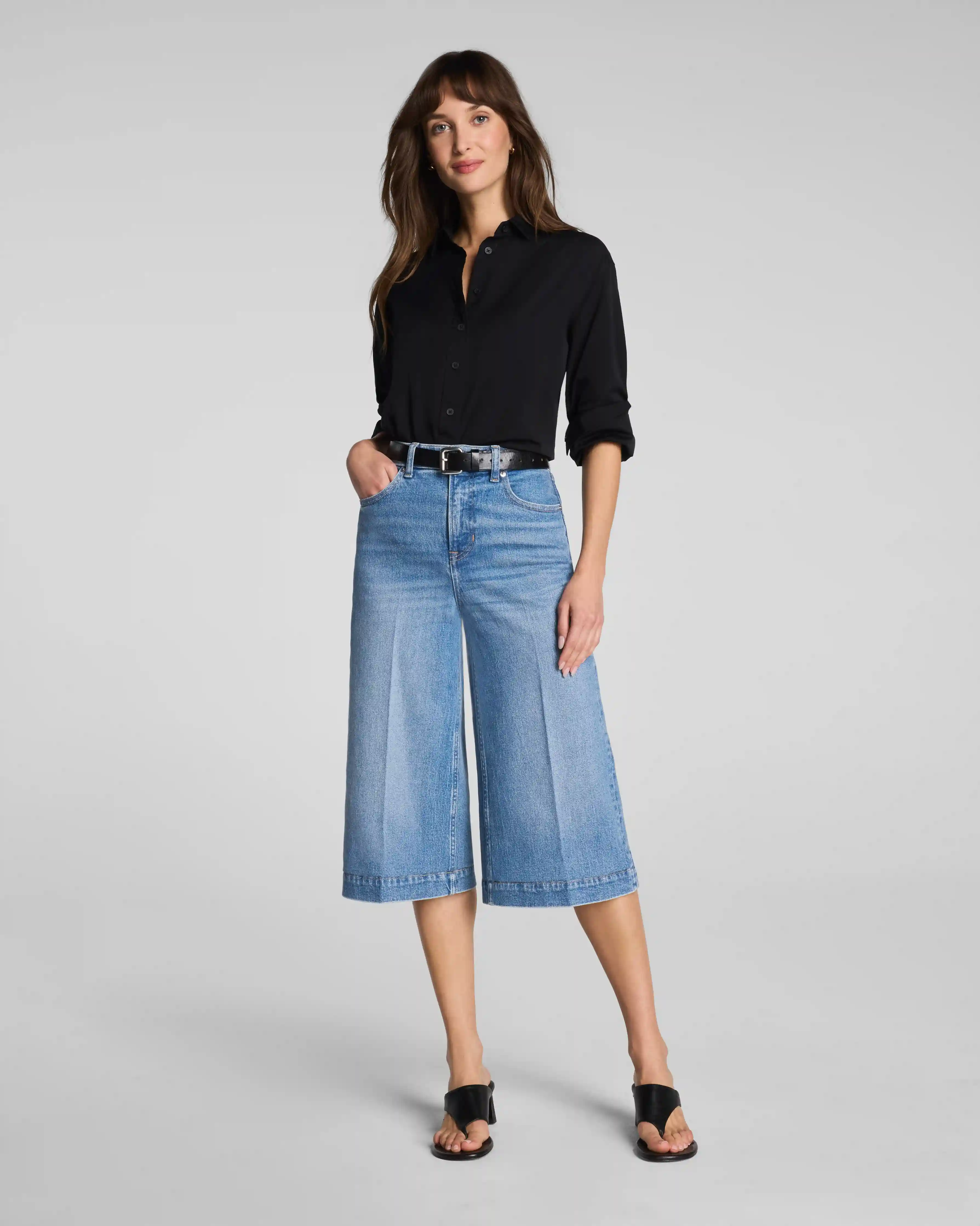SPANXshape®  Authentic 360 Denim Culottes | Elysian