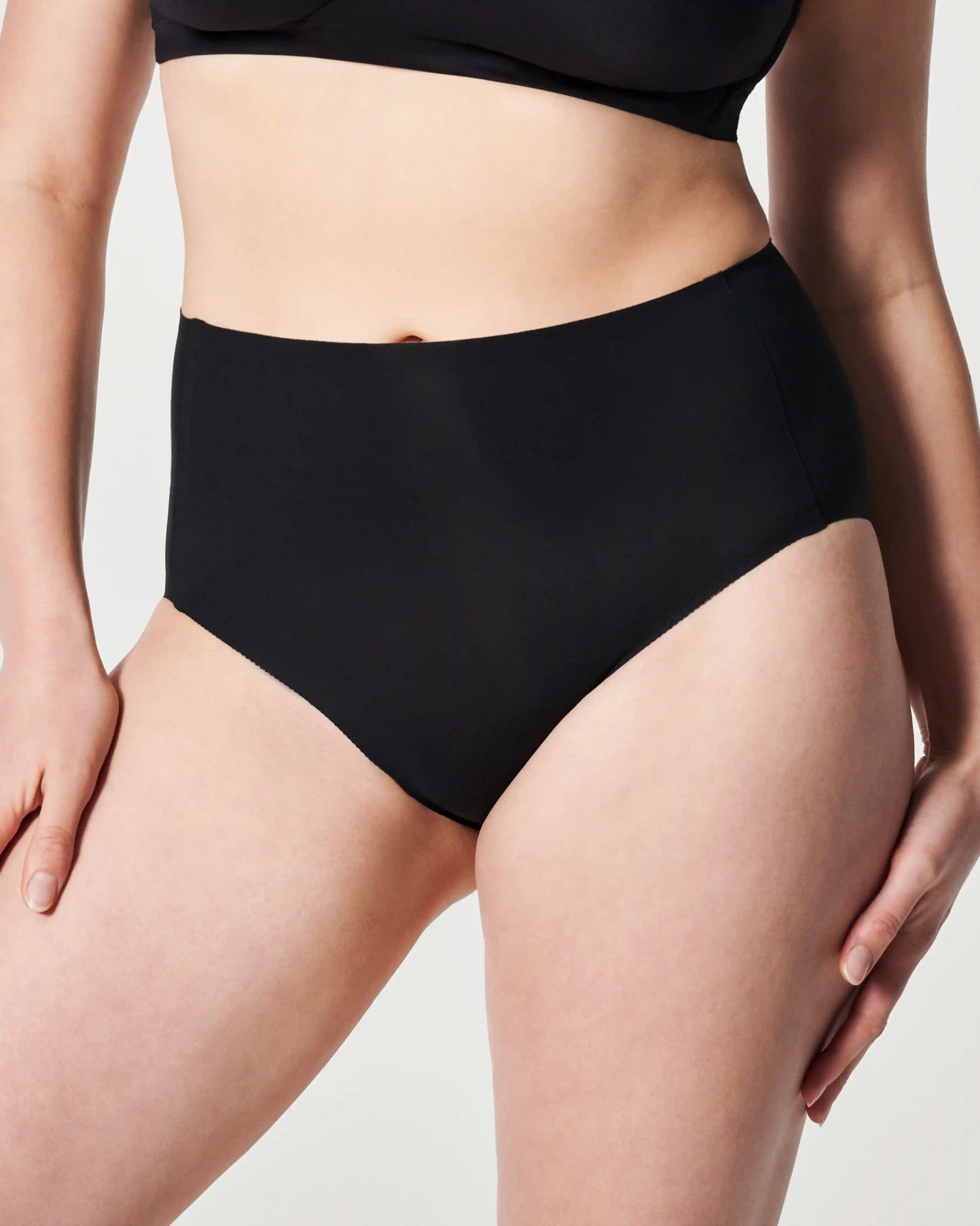 Alternative view of SPANXsmooth®  Fit-To-You Brief 3-Pack Box | Very Black