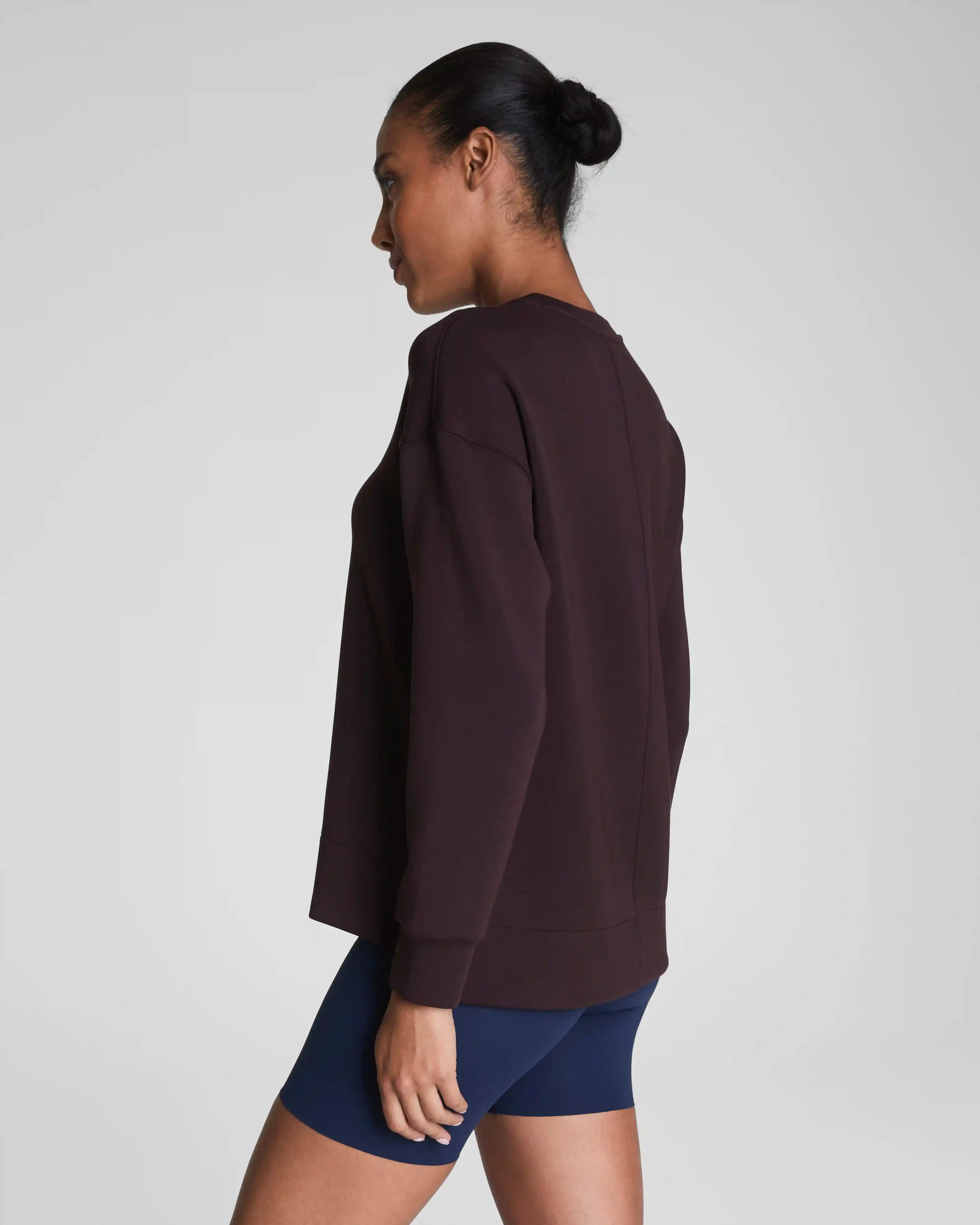 Alternative view of SPANX AirEssentials® Crewneck Tunic | Truffle Brown