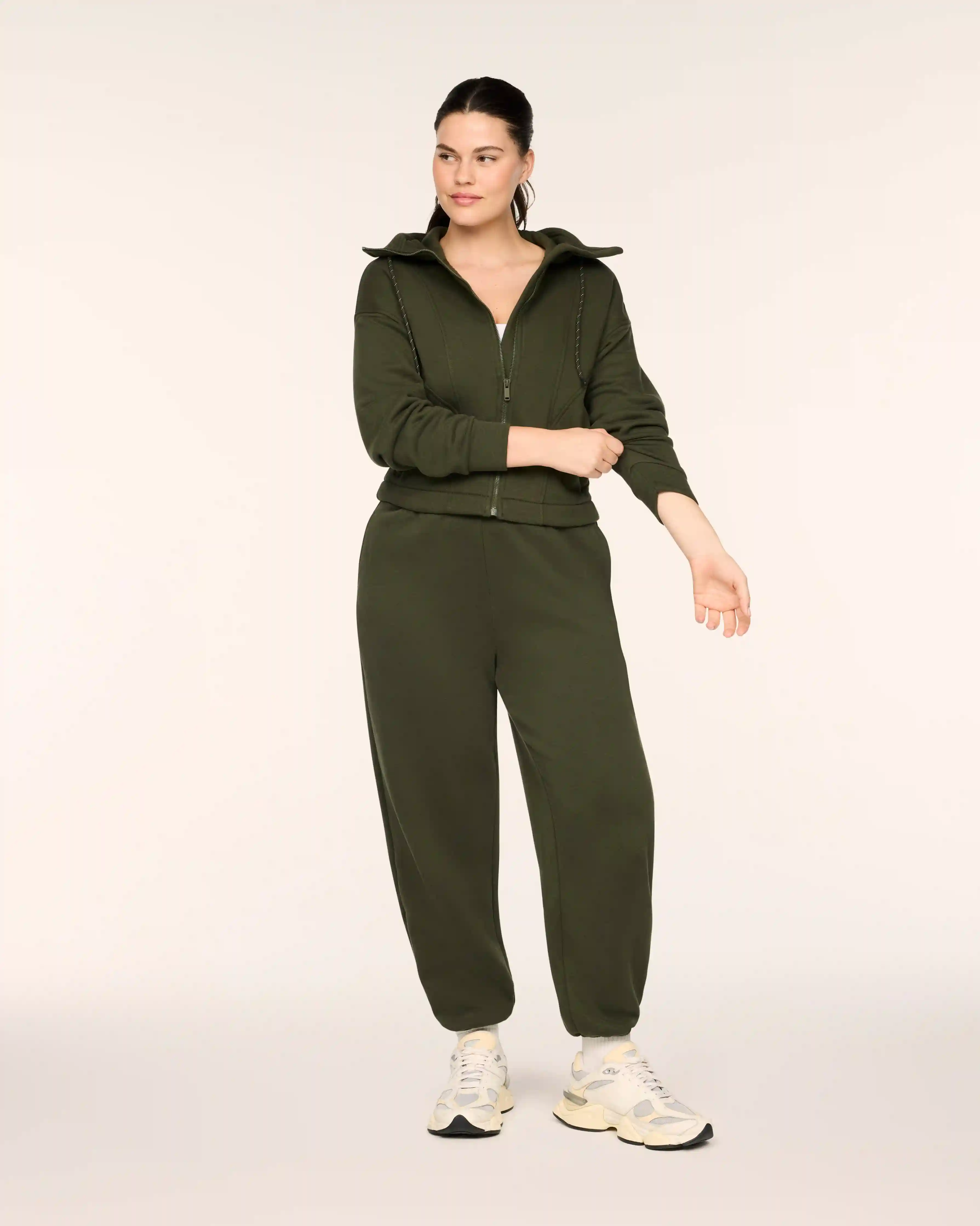 SPANX® BoostUp Cotton Fleece Jogger | Monstera