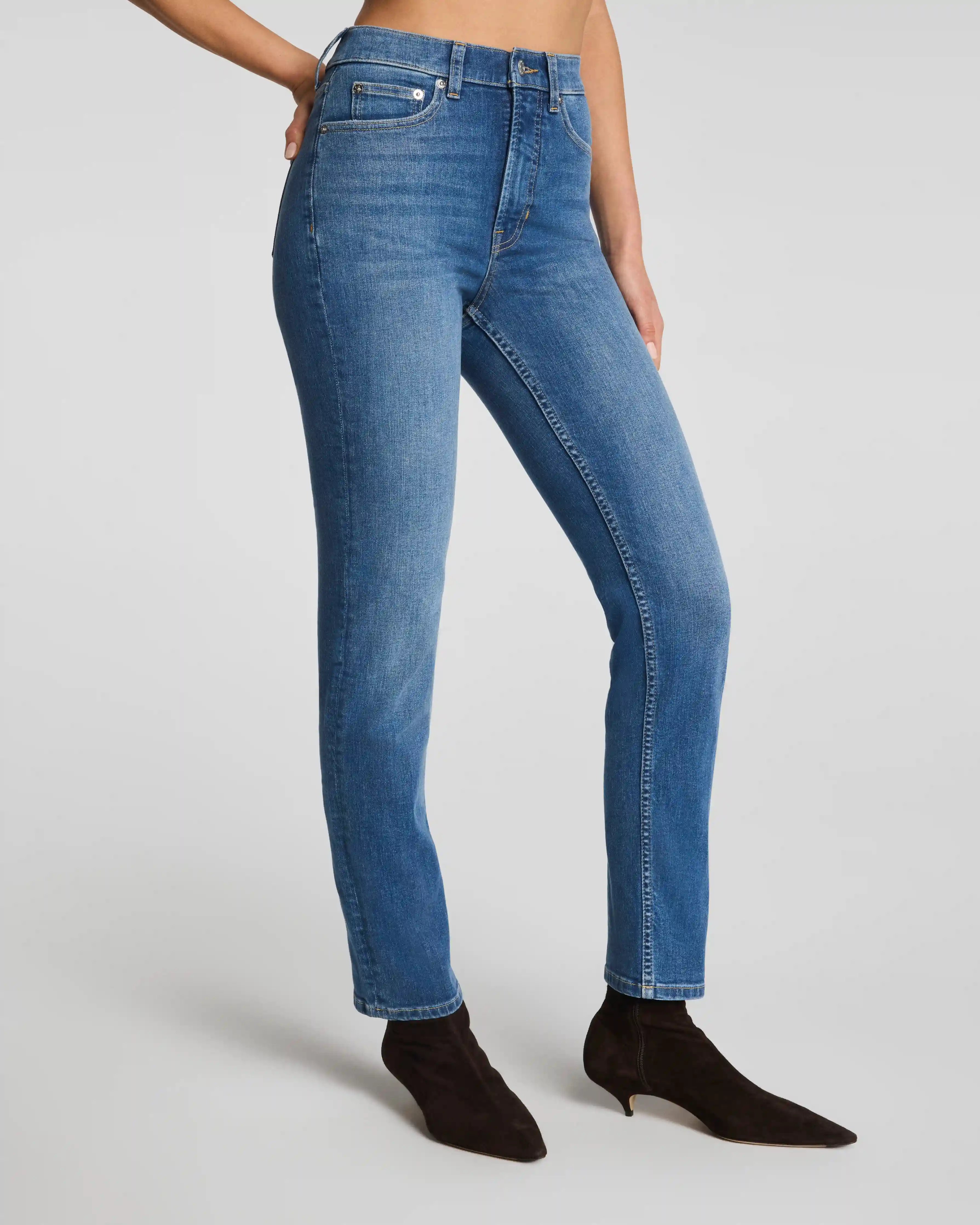 Alternative view of SPANXsculpt®  ReDefine Slim Straight Jeans | Monterey Wash