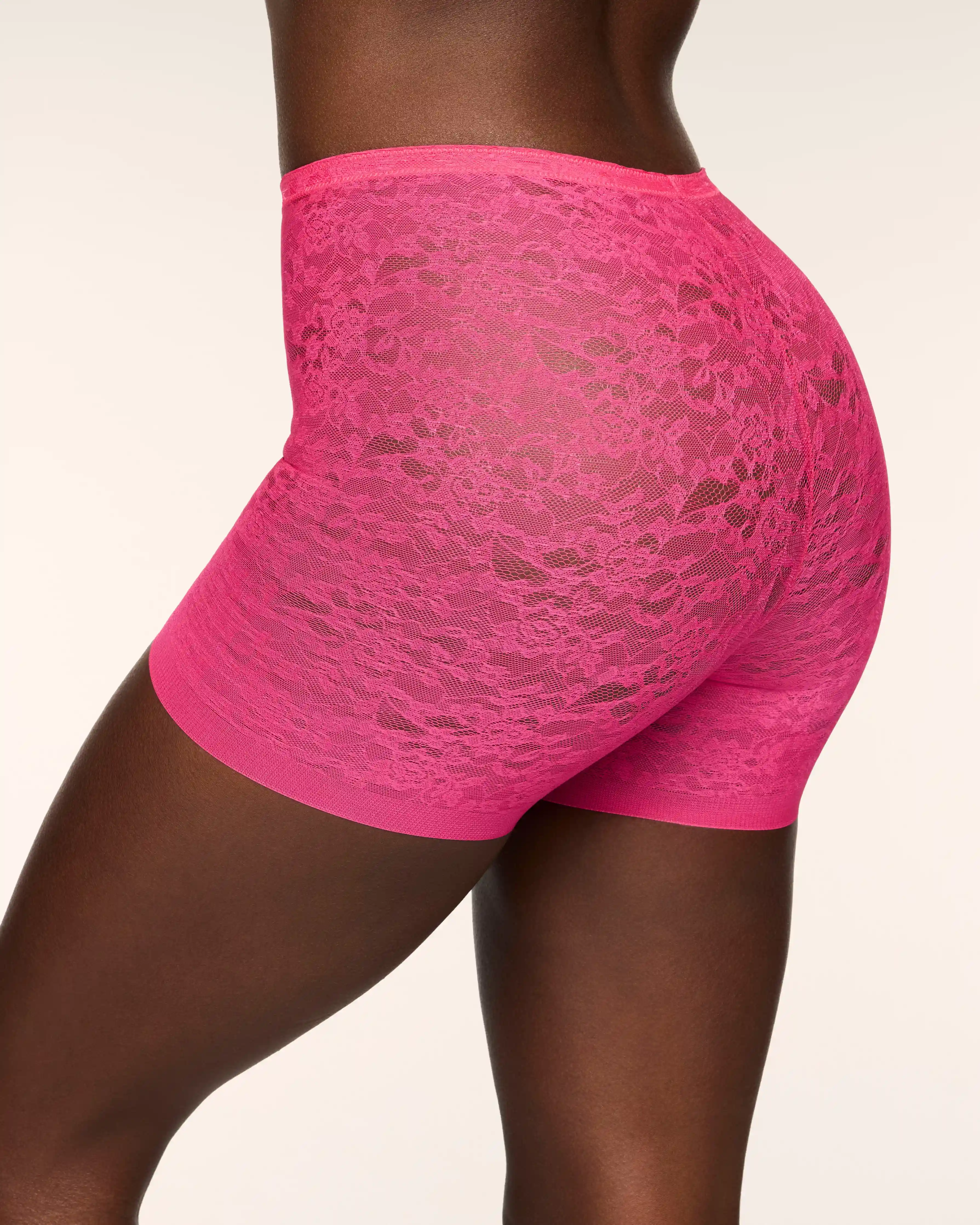 Alternative view of SPANXsupersmooth® Day to Date Night Lace Girlshort | Siren Pink