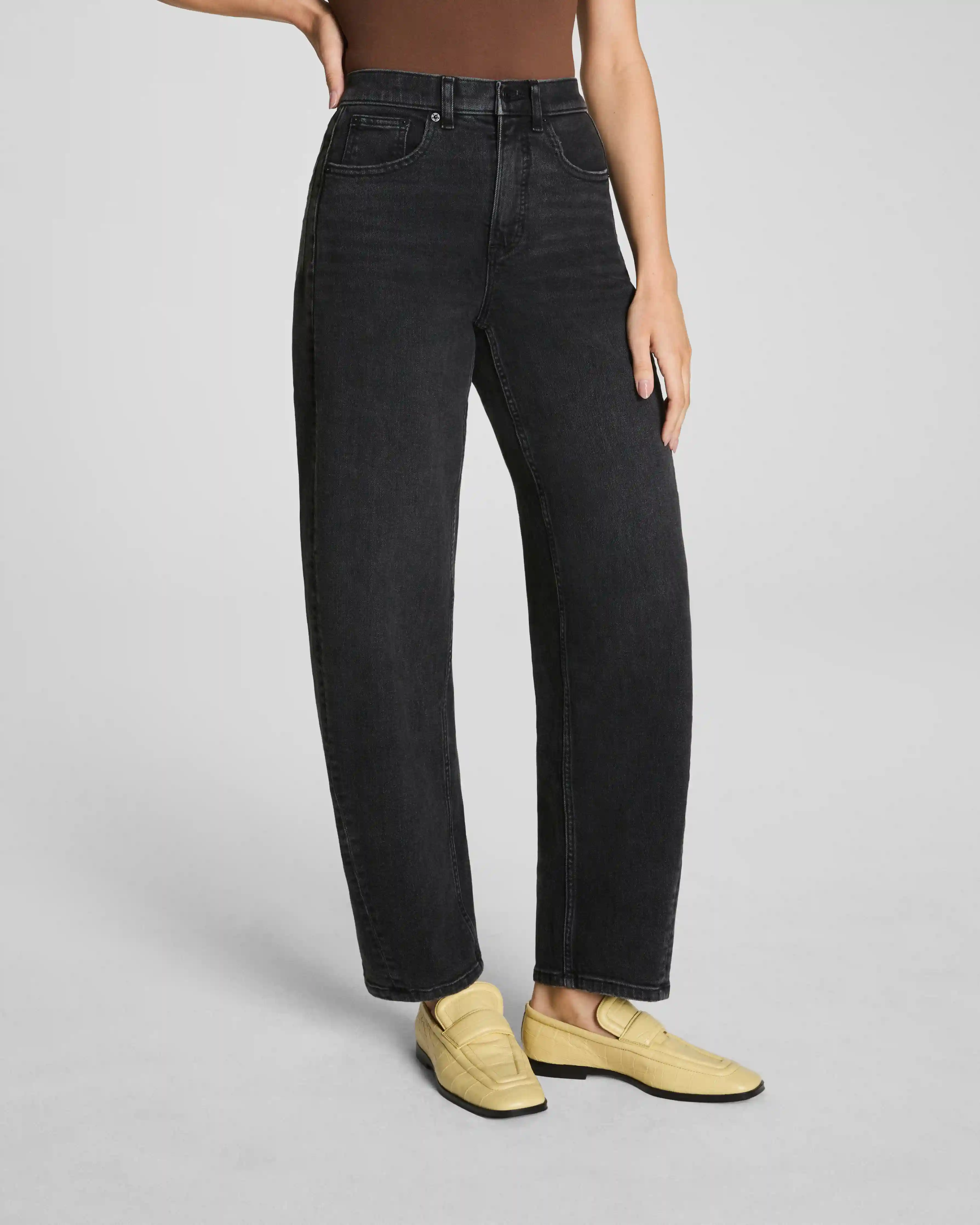 Alternative view of SPANXshape®  Authentic 360 Barrel Leg Jeans | Carbon