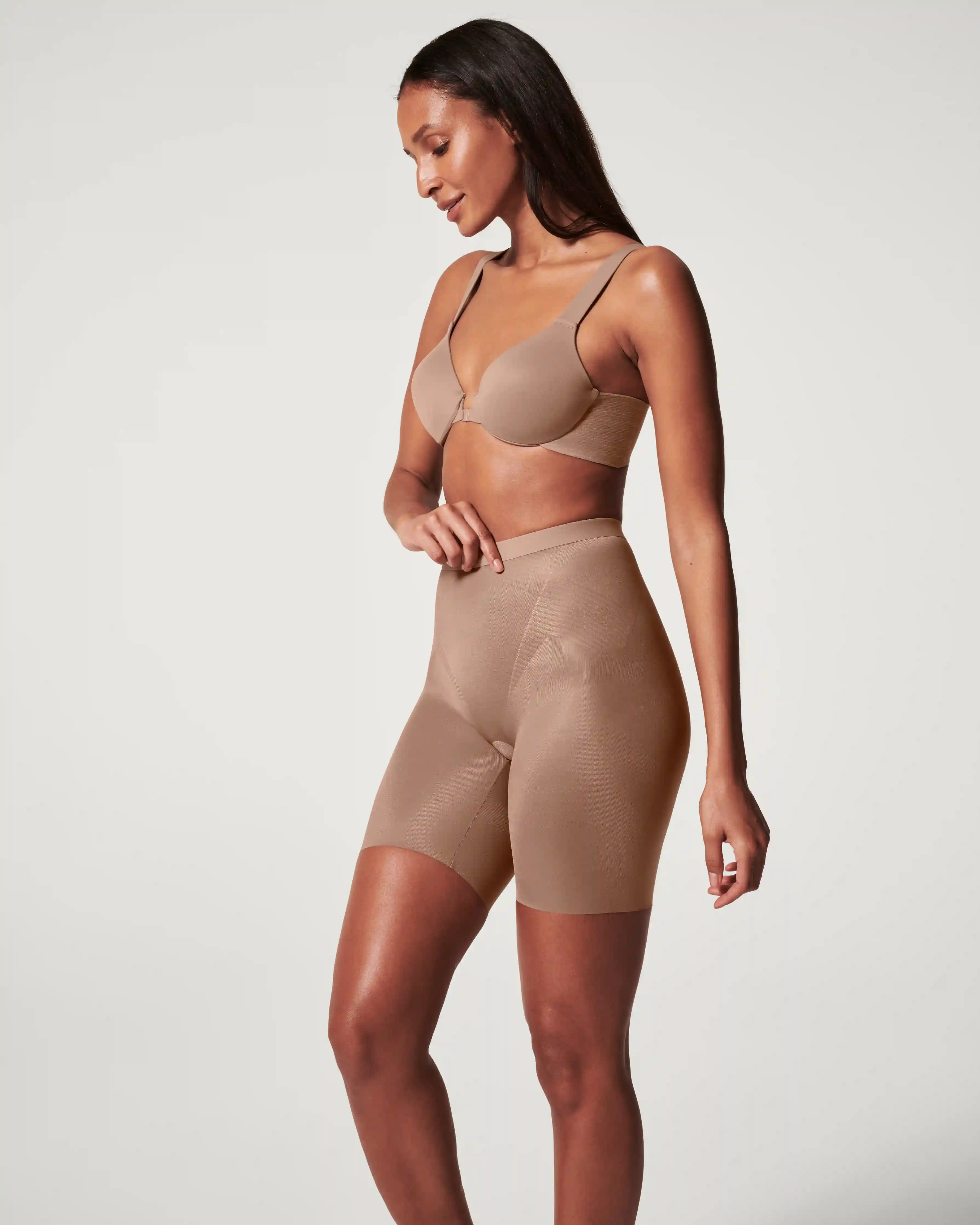 Alternative view of SPANXshape®  Invisible Mid-Thigh Short | Cafe Au Lait