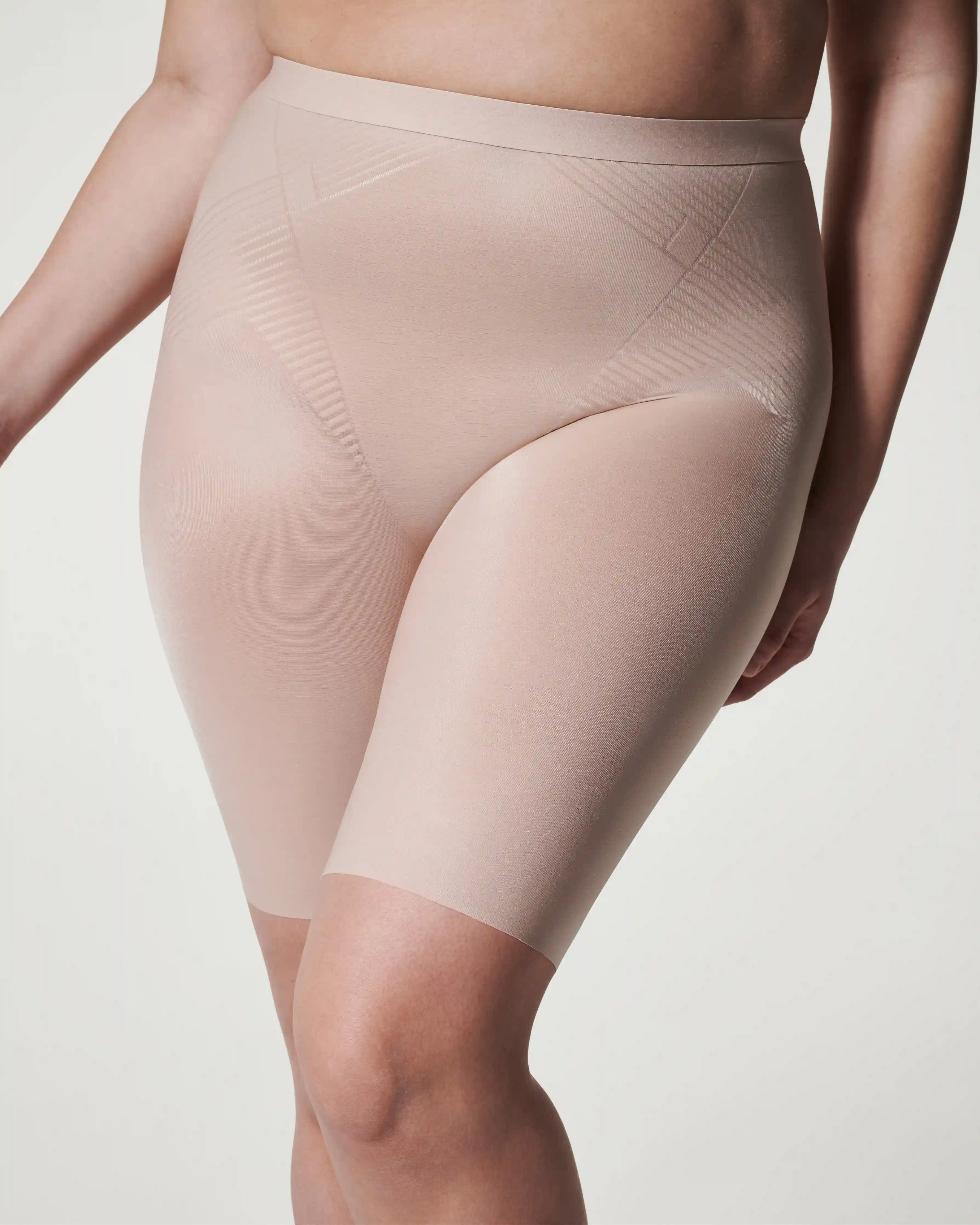 Alternative view of SPANXshape®  Invisible Mid-Thigh Short | Champagne Beige