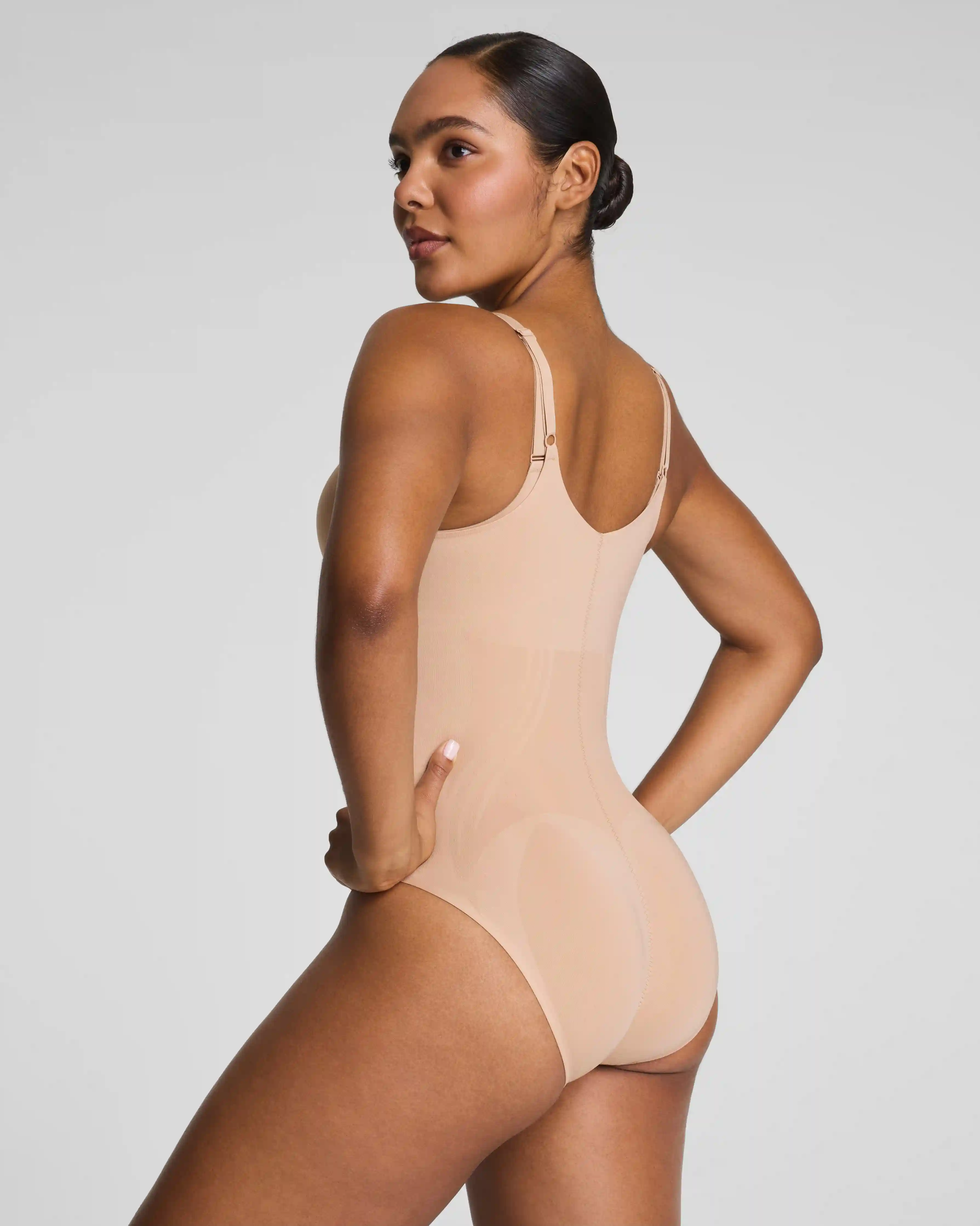 Alternative view of SPANXsculpt®  GoFigure Open-Bust Bodysuit | Chai