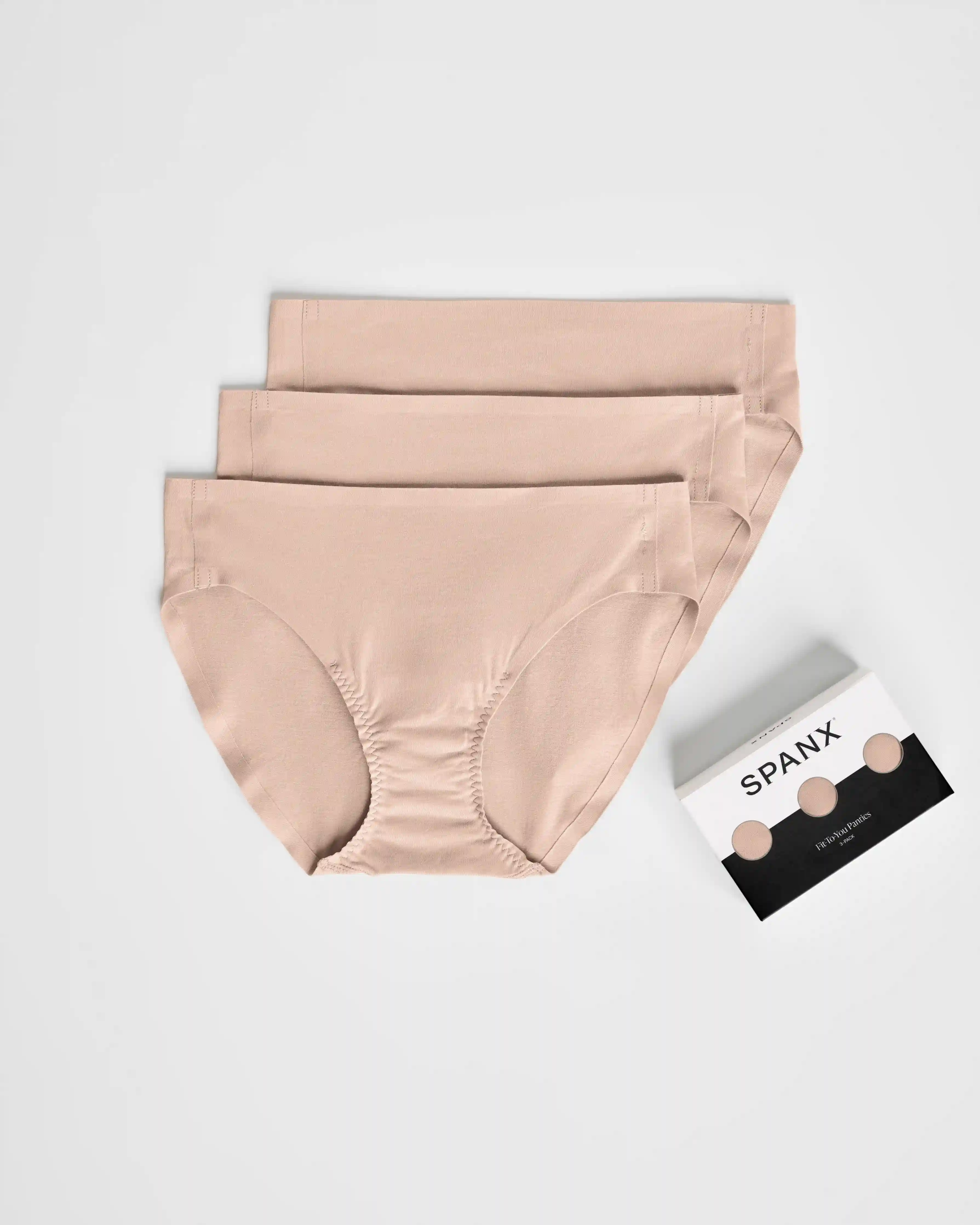 SPANXsmooth®  Fit-To-You Bikini 3-Pack Box | Naked 2.0