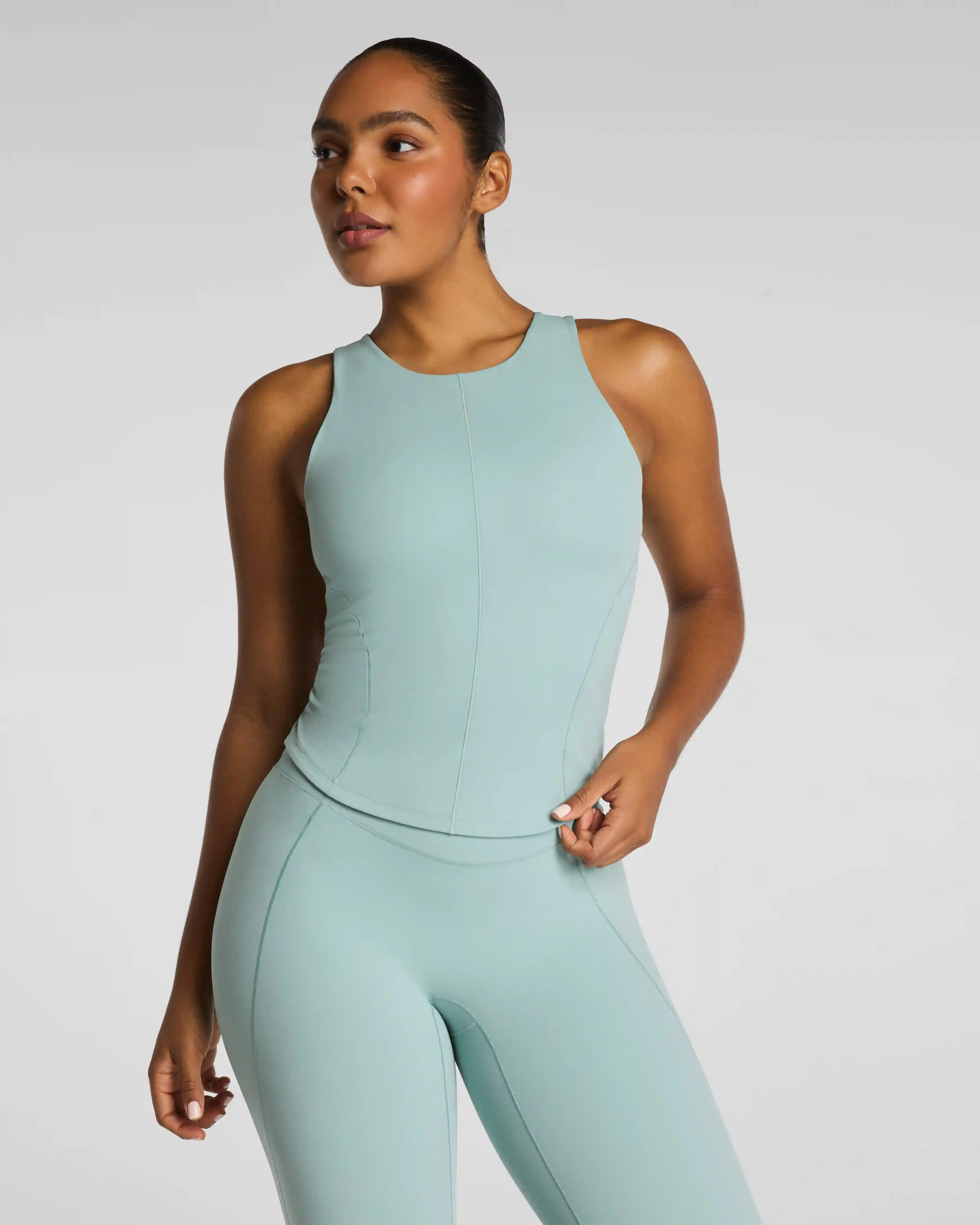 SPANX® PowerPlay High Neck Shelf Tank | Wave