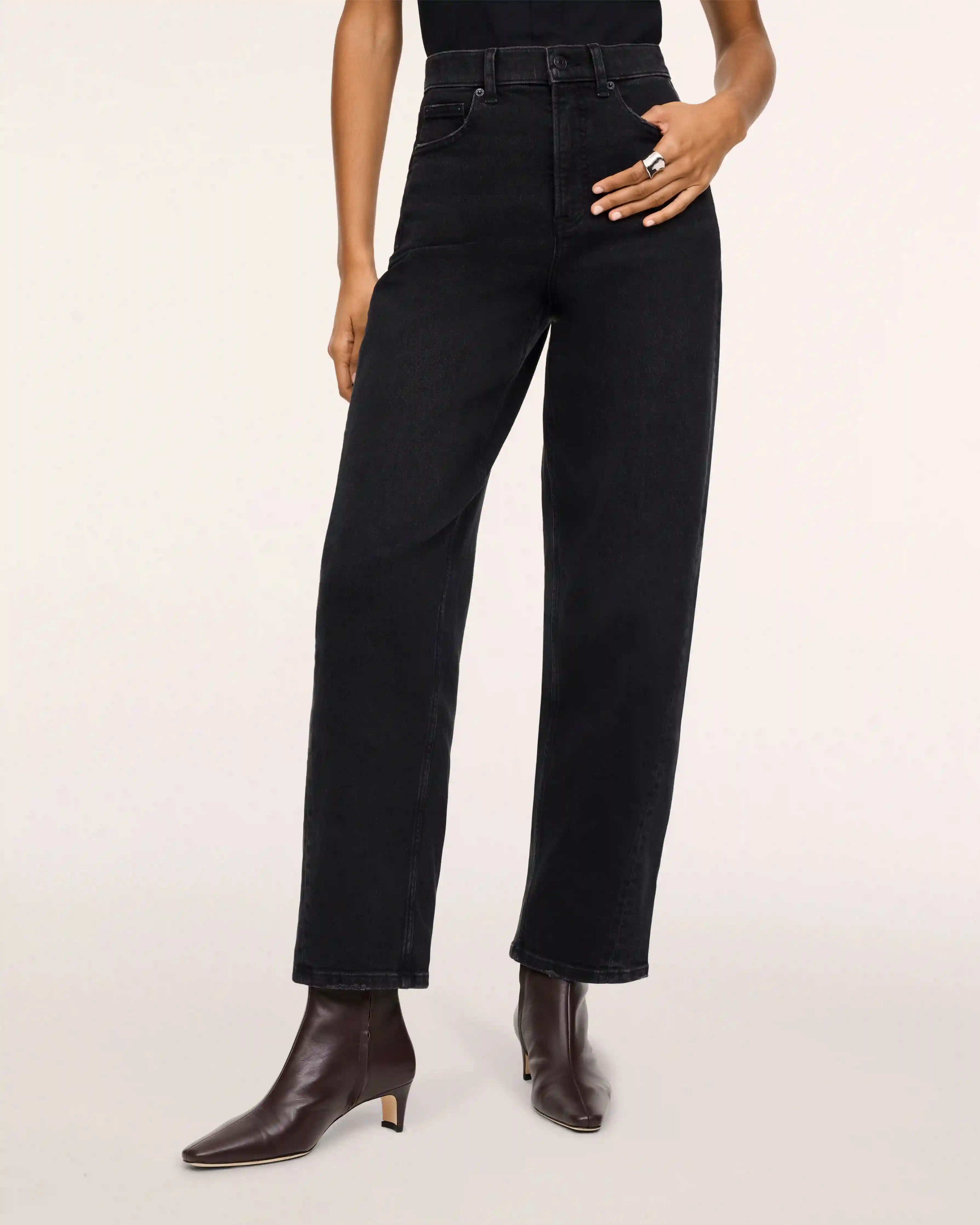 Alternative view of SPANXshape™ Authentic 360 Barrel Leg Jeans | Deep Space