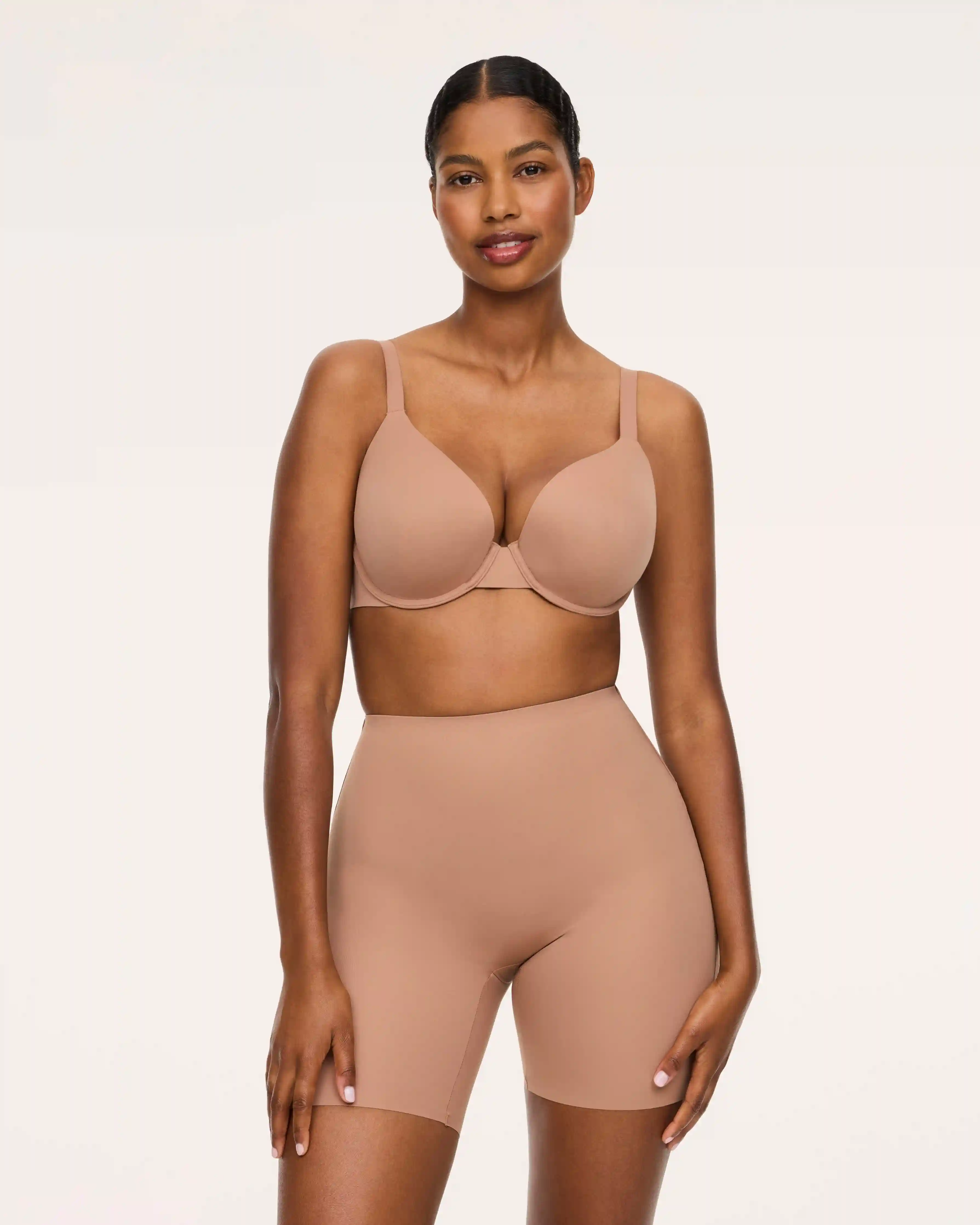 Alternative view of SPANXshape® Suit Your Fancy Low-Back Mid-Thigh Short | Cinnamon