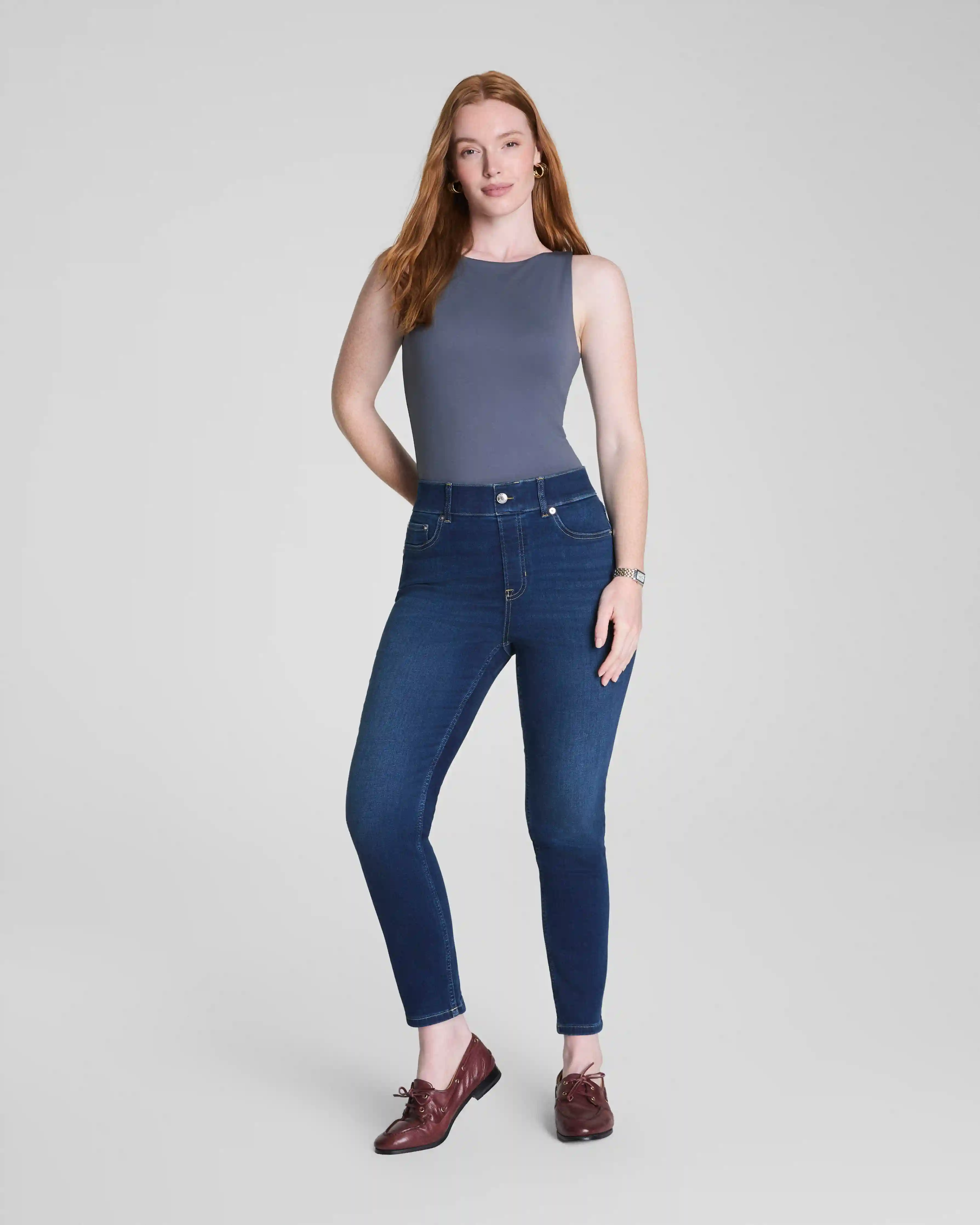 SPANXshape®  EveryWear Pull-On Ankle Skinny Jeans | Poseidon