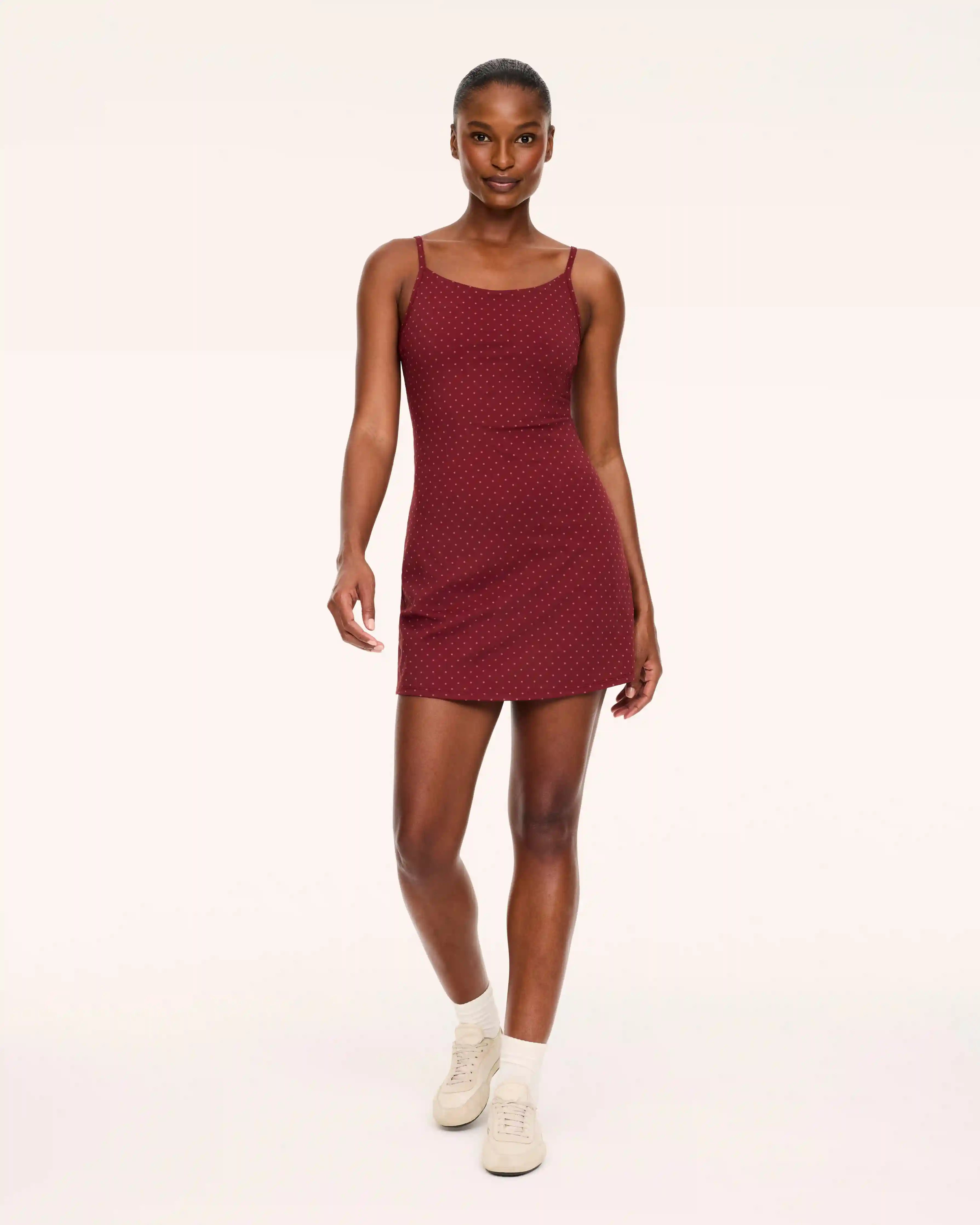 SPANXshape® BoostUp Cami Dress | Vino Polka Dot