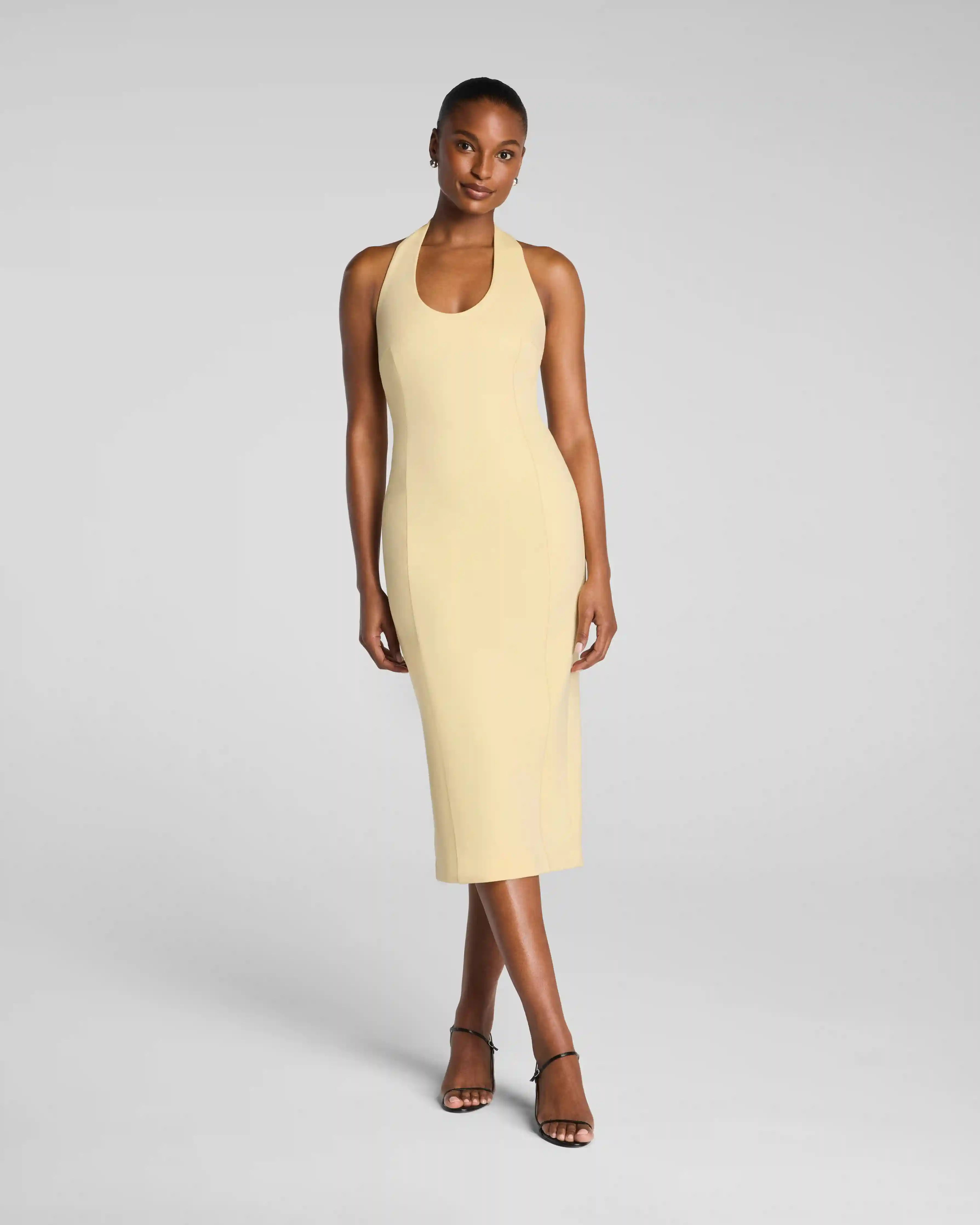 SPANXshape®  Ponte Halter Midi Dress | Sunbeam