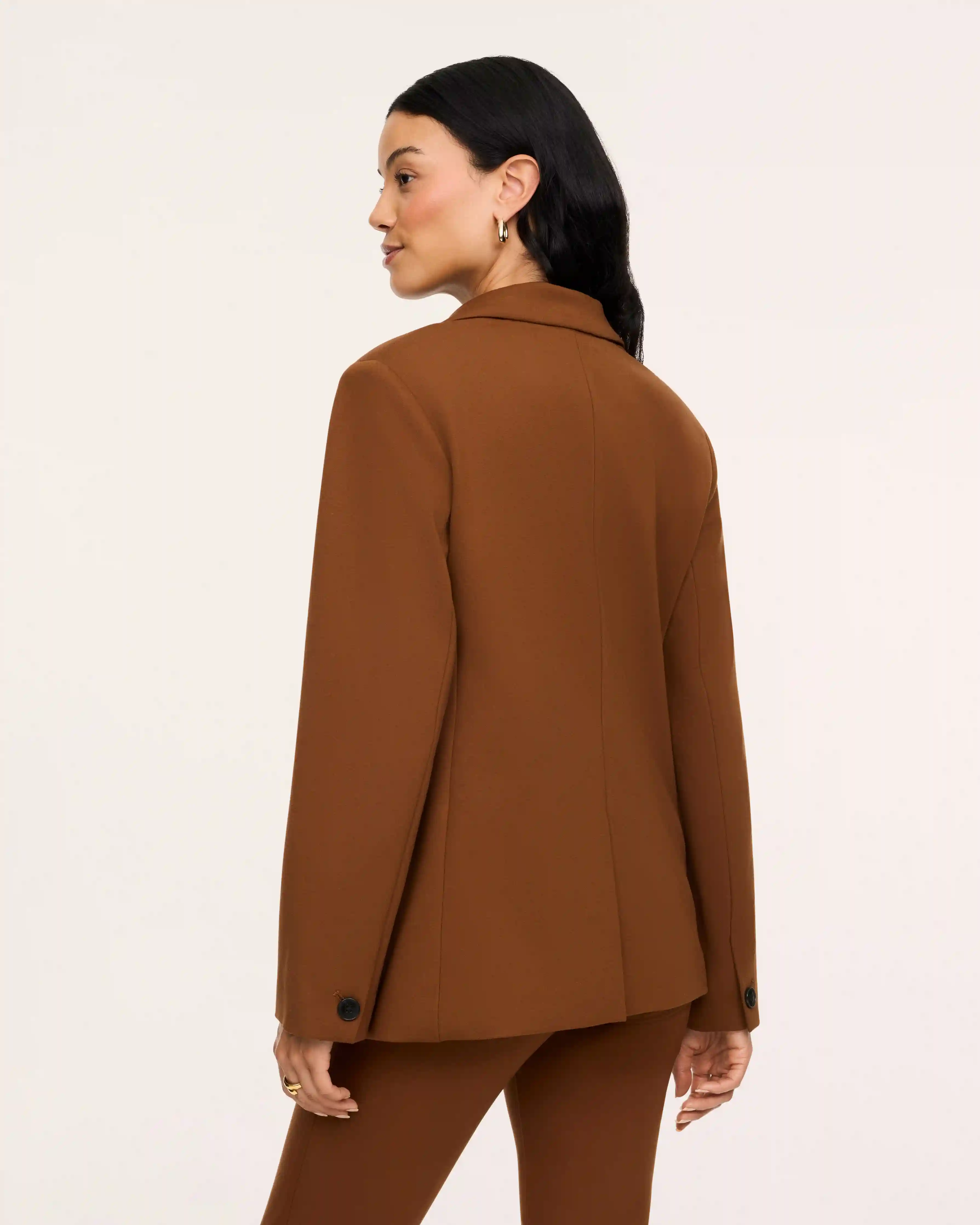 Alternative view of SPANX® Ponte Oversized Blazer | Brandy