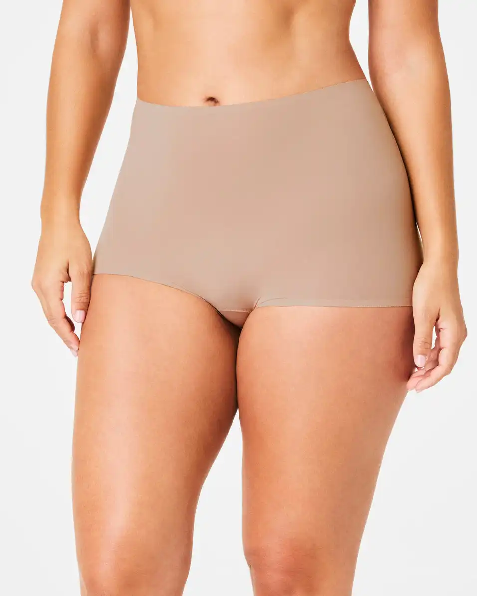 Alternative view of SPANXsmooth®  Fit-To-You Boyshort 3-Pack Box | Toasted Oatmeal
