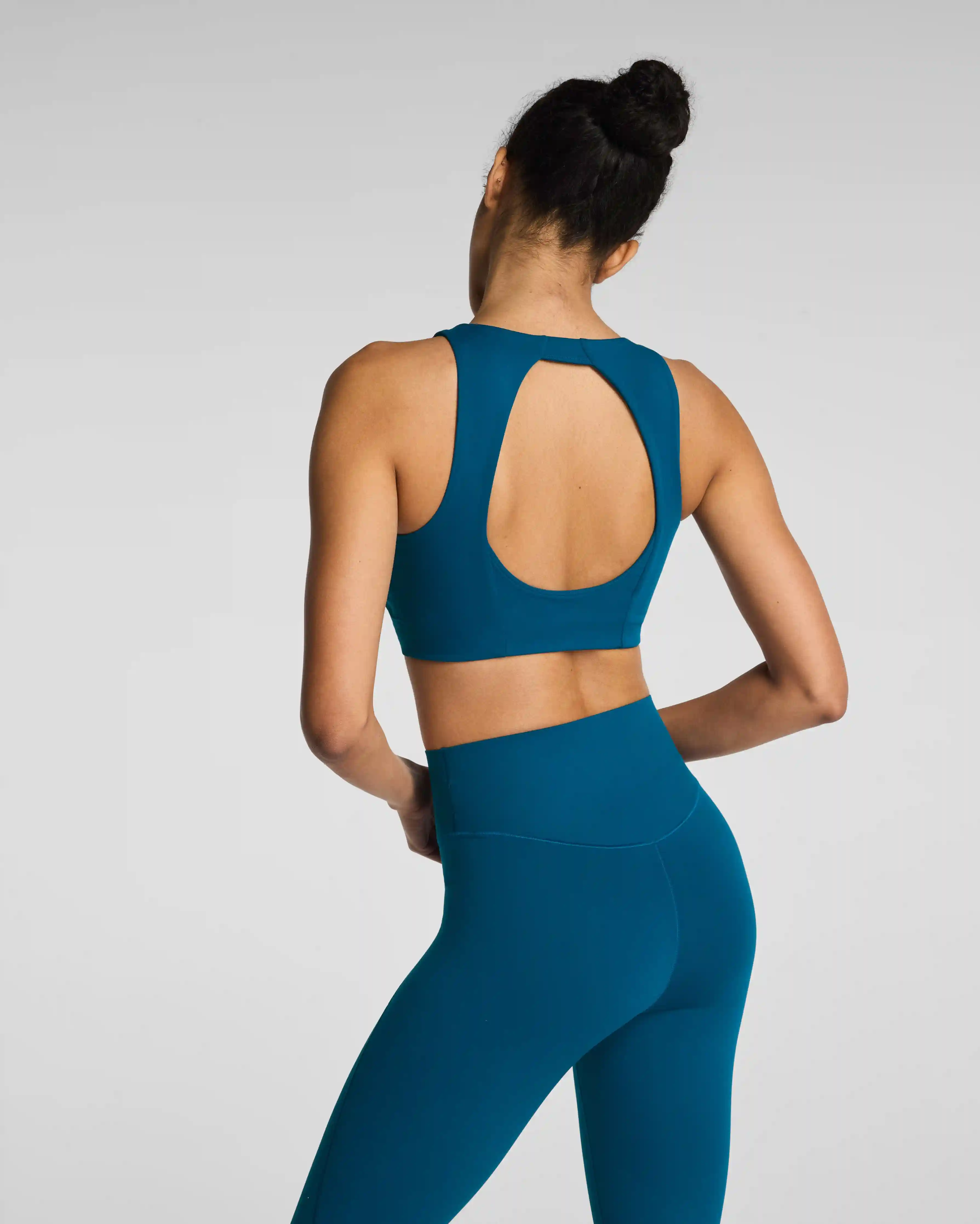 Alternative view of SPANX® PowerPlay Open Back Sports Bra | Deep Cove