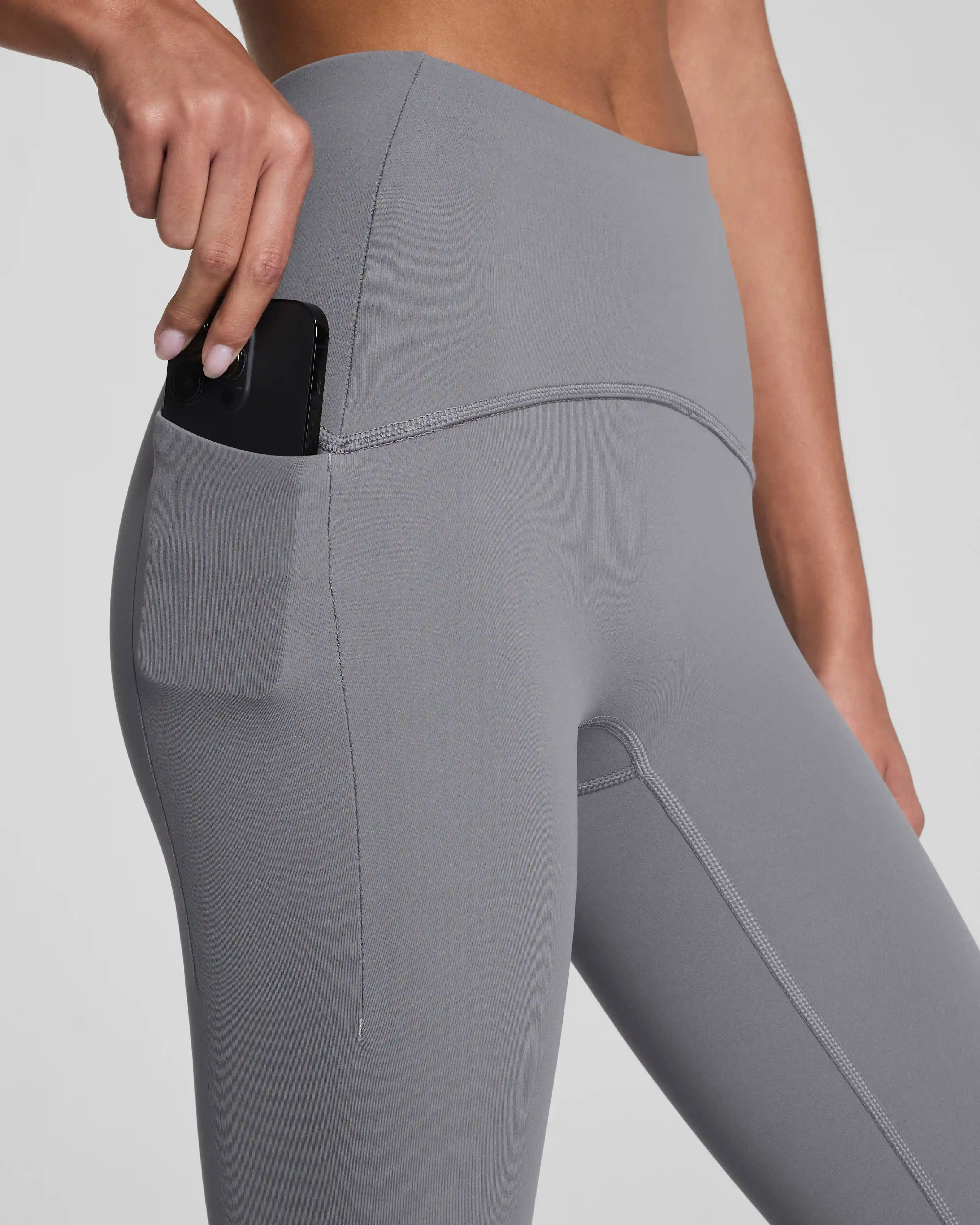 SPANXshape® Booty Boost® Side Pocket Leggings | Anthracite