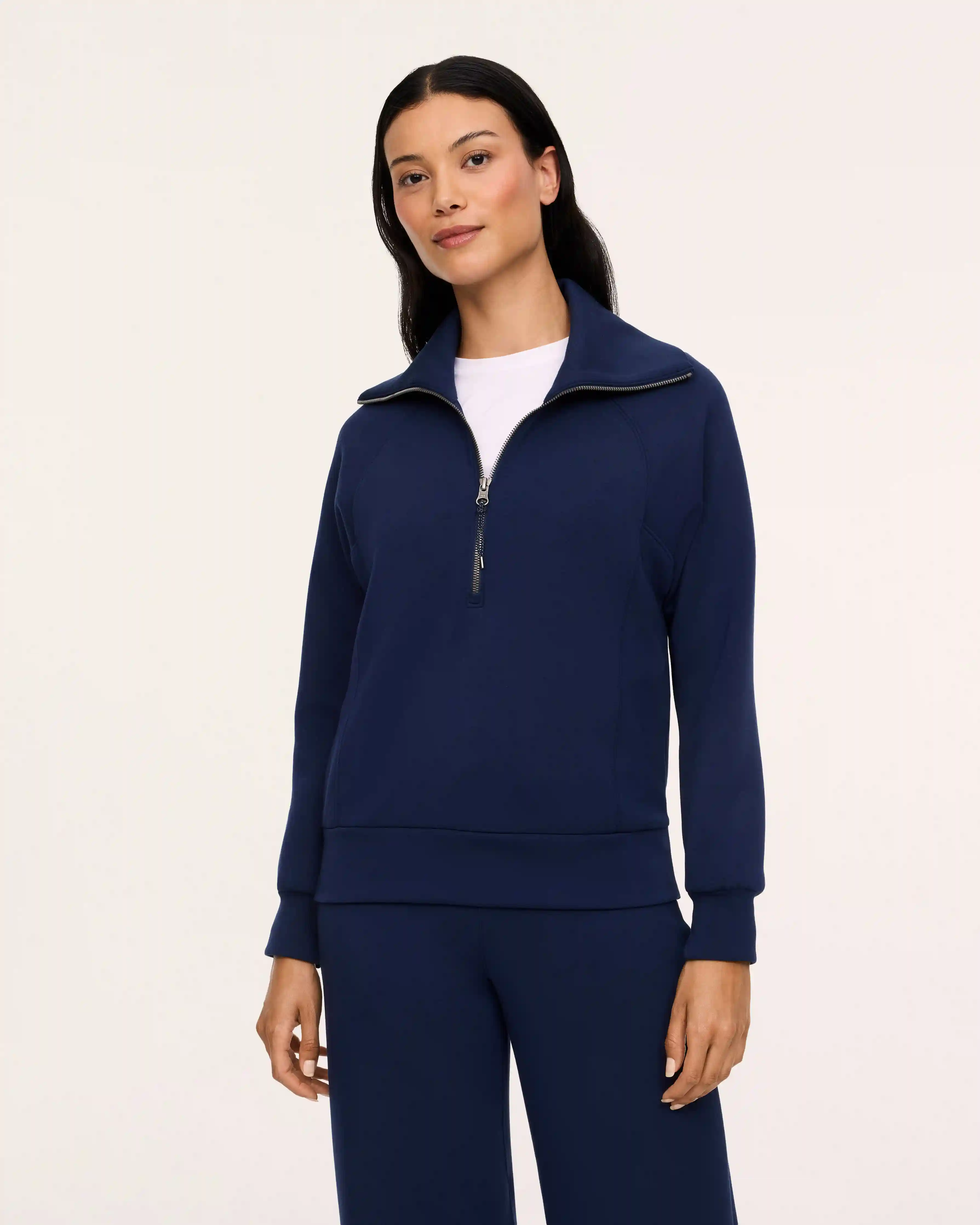 SPANX AirEssentials® Half Zip | Timeless Navy