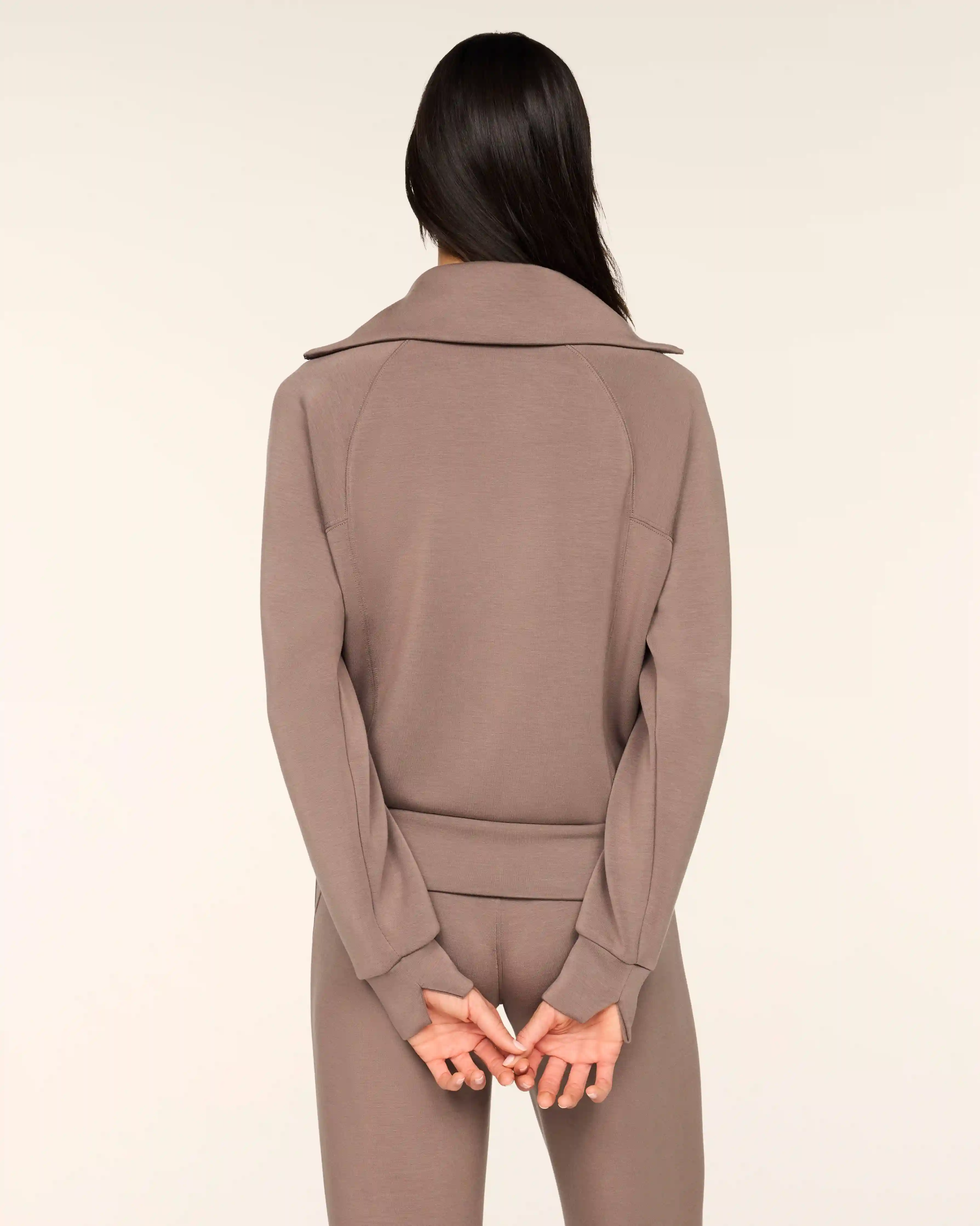 Alternative view of SPANX AirEssentials® Half Zip | Ironstone