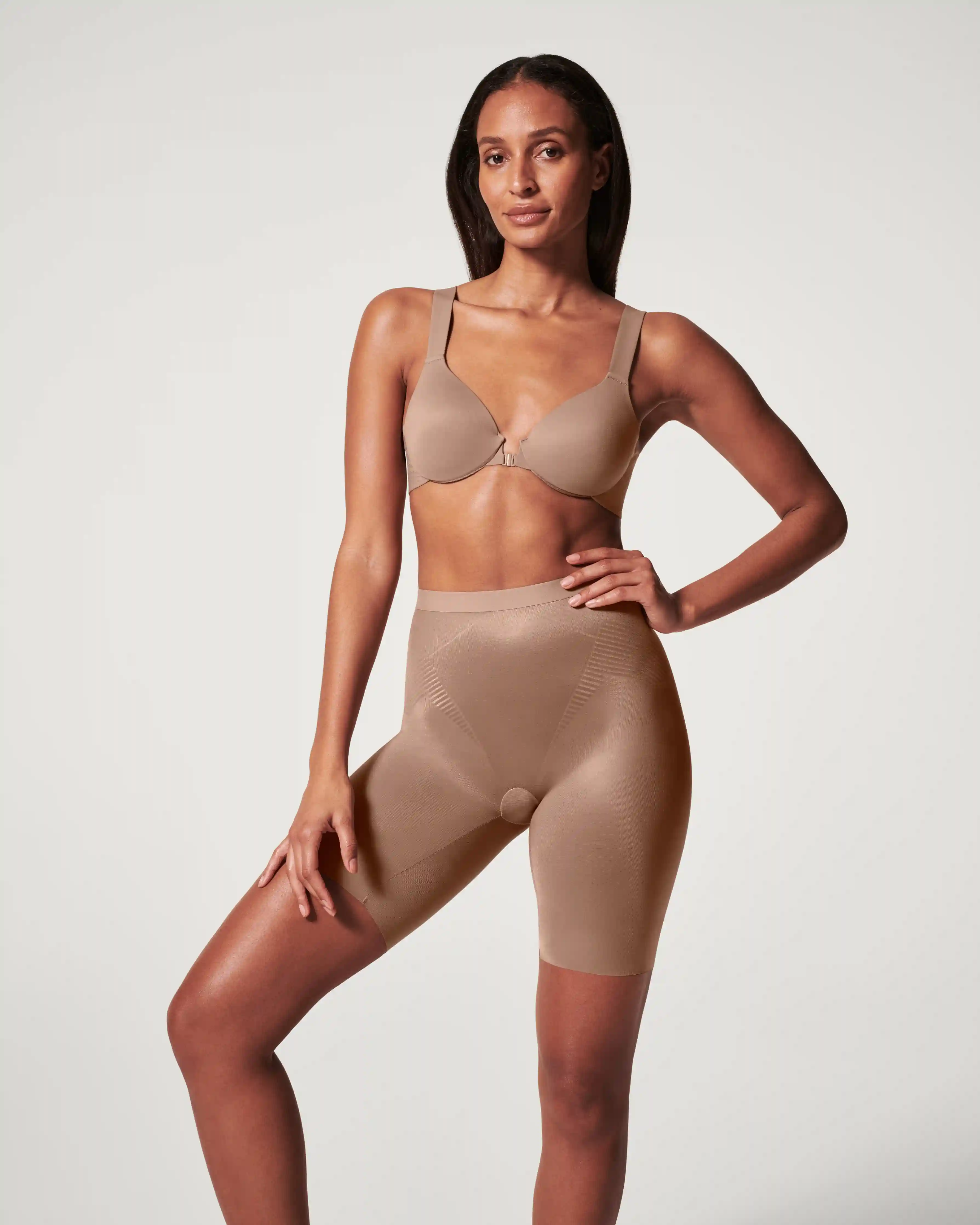 SPANXshape®  Invisible Mid-Thigh Short | Cafe Au Lait