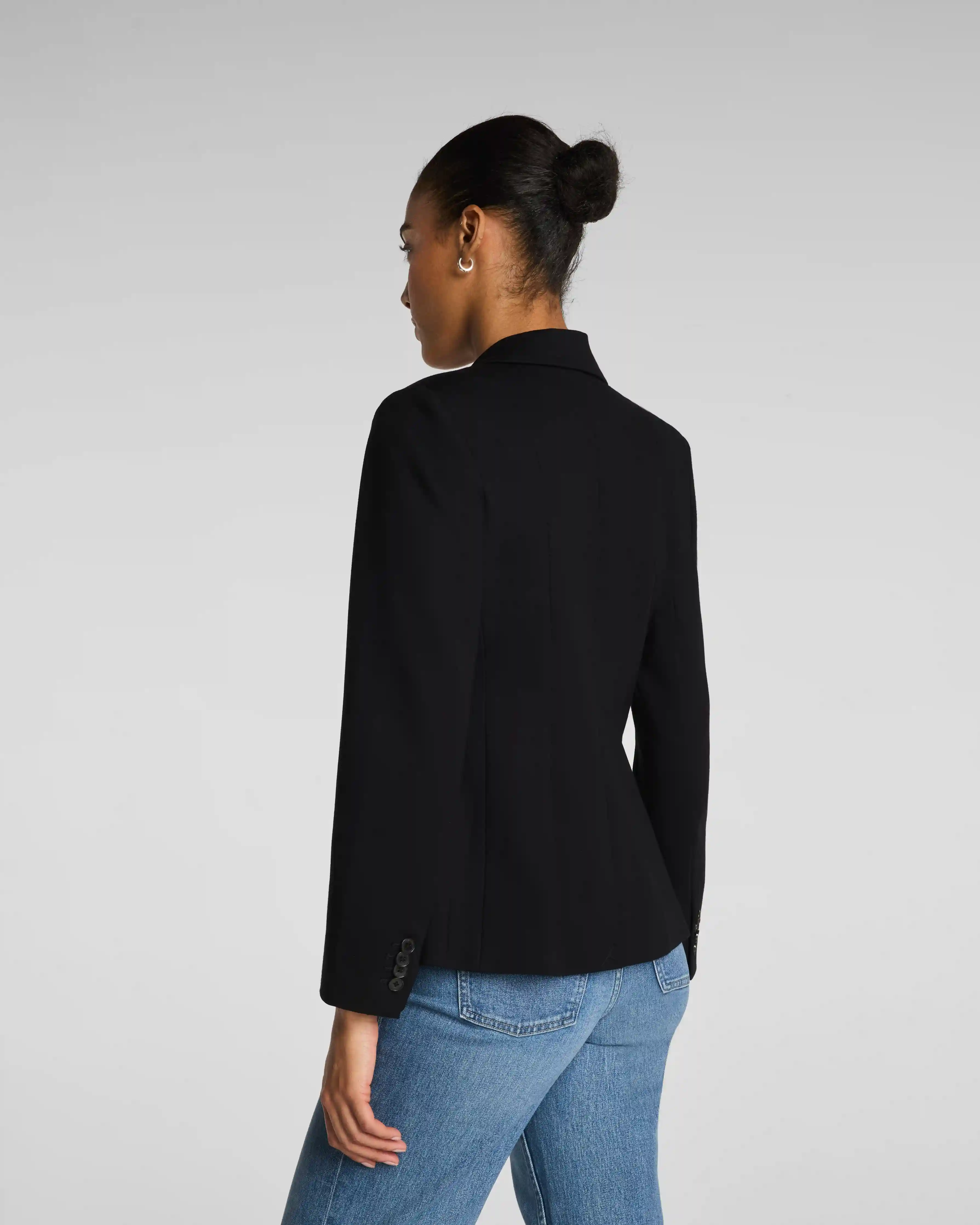 Alternative view of SPANX® Ponte Tailored Blazer | Classic Black