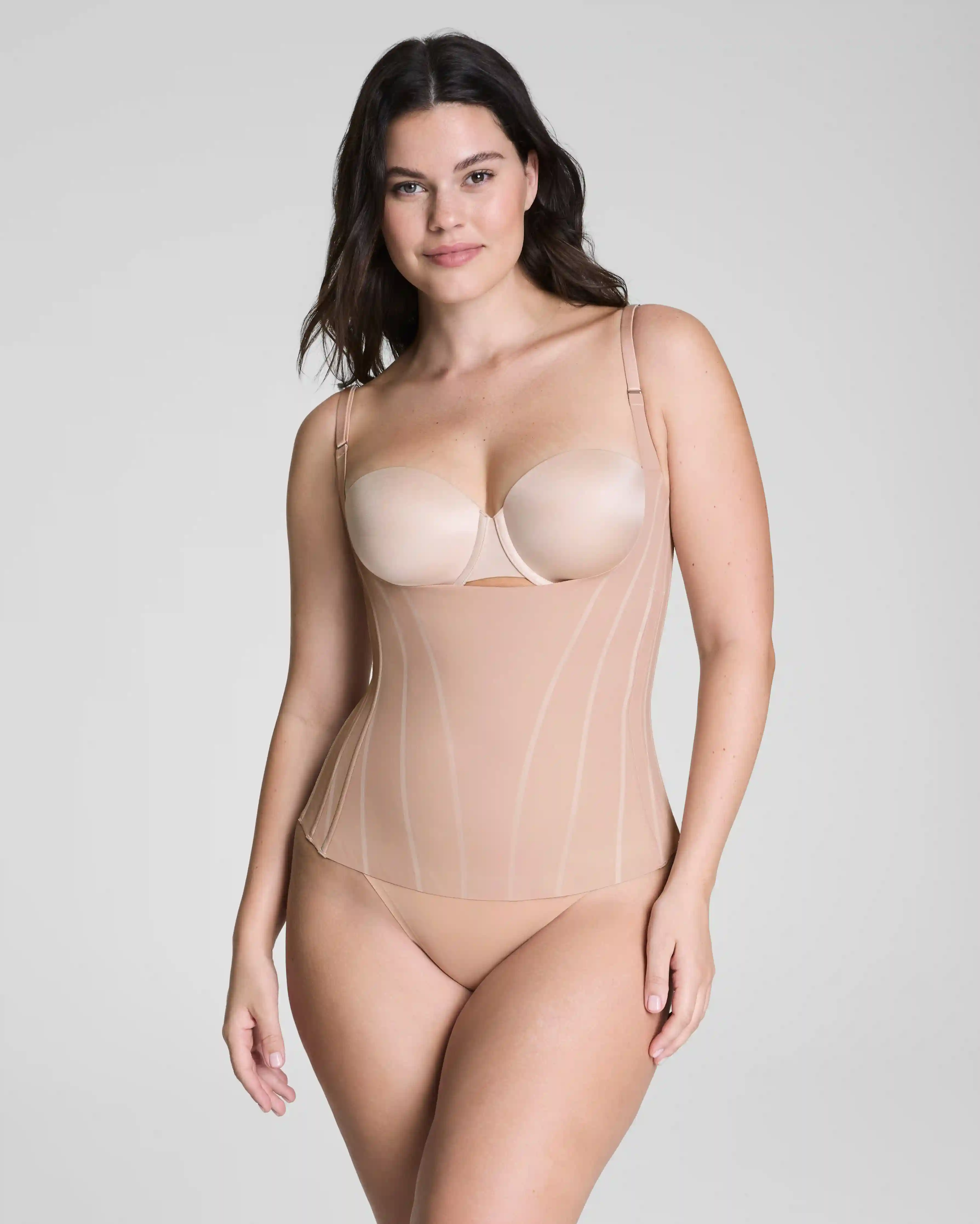 SPANXsupersculpt®  TotalContour Open-Bust Cami | Natural Bronze