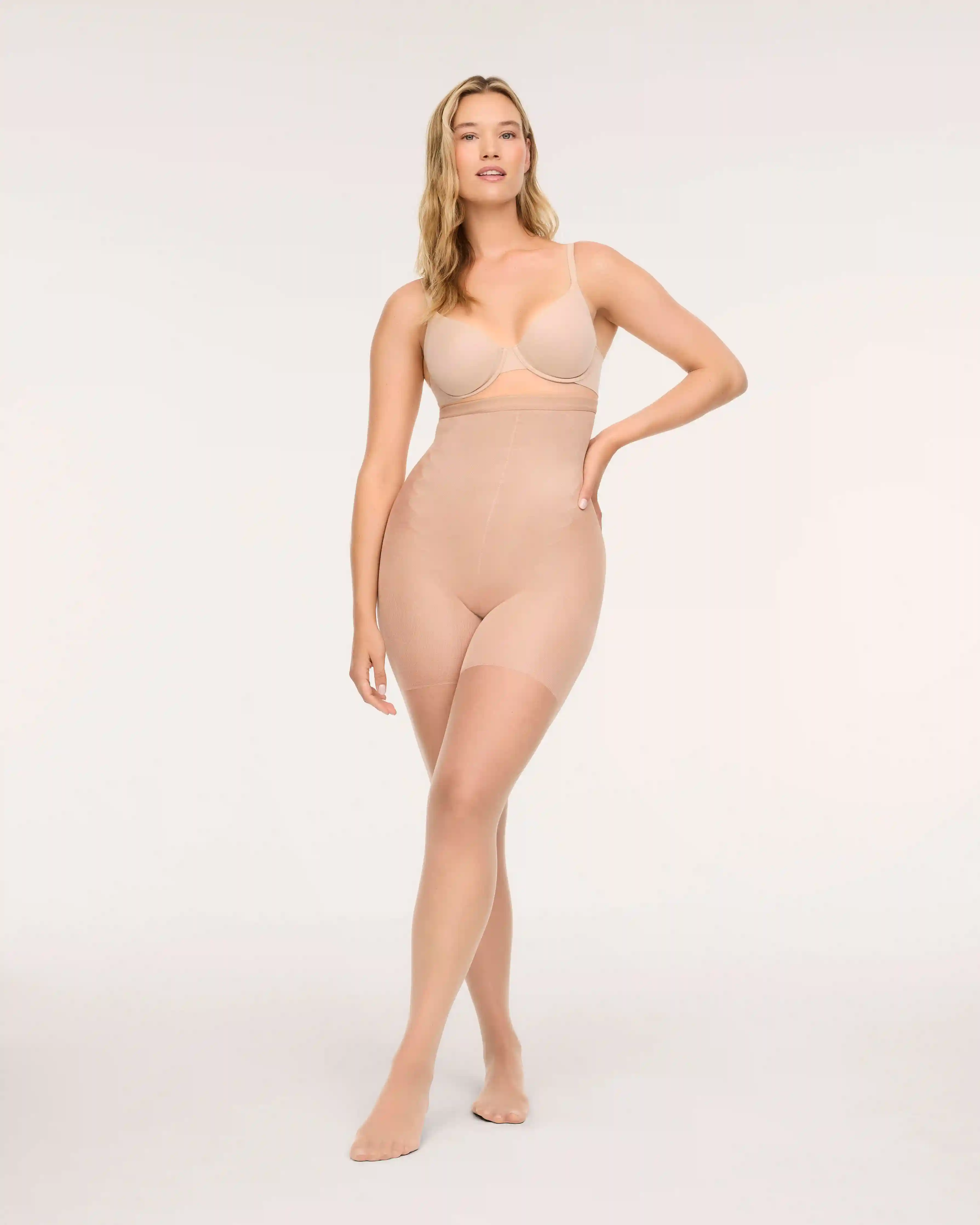 SPANXshape®  High-Waisted Mid-Thigh Sheers | S2