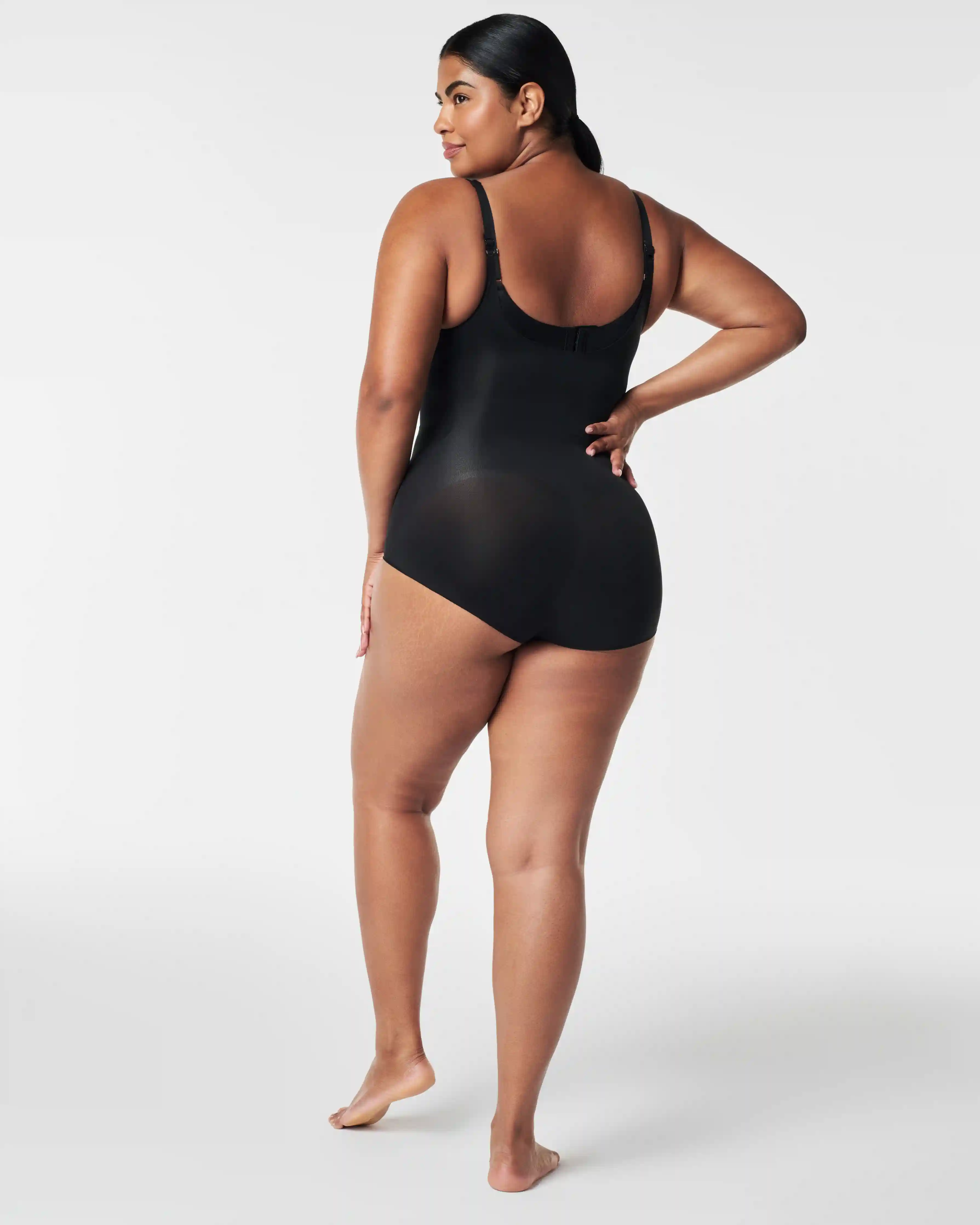 Alternative view of SPANXsculpt®  OnCore Open-Bust Brief Bodysuit | Very Black
