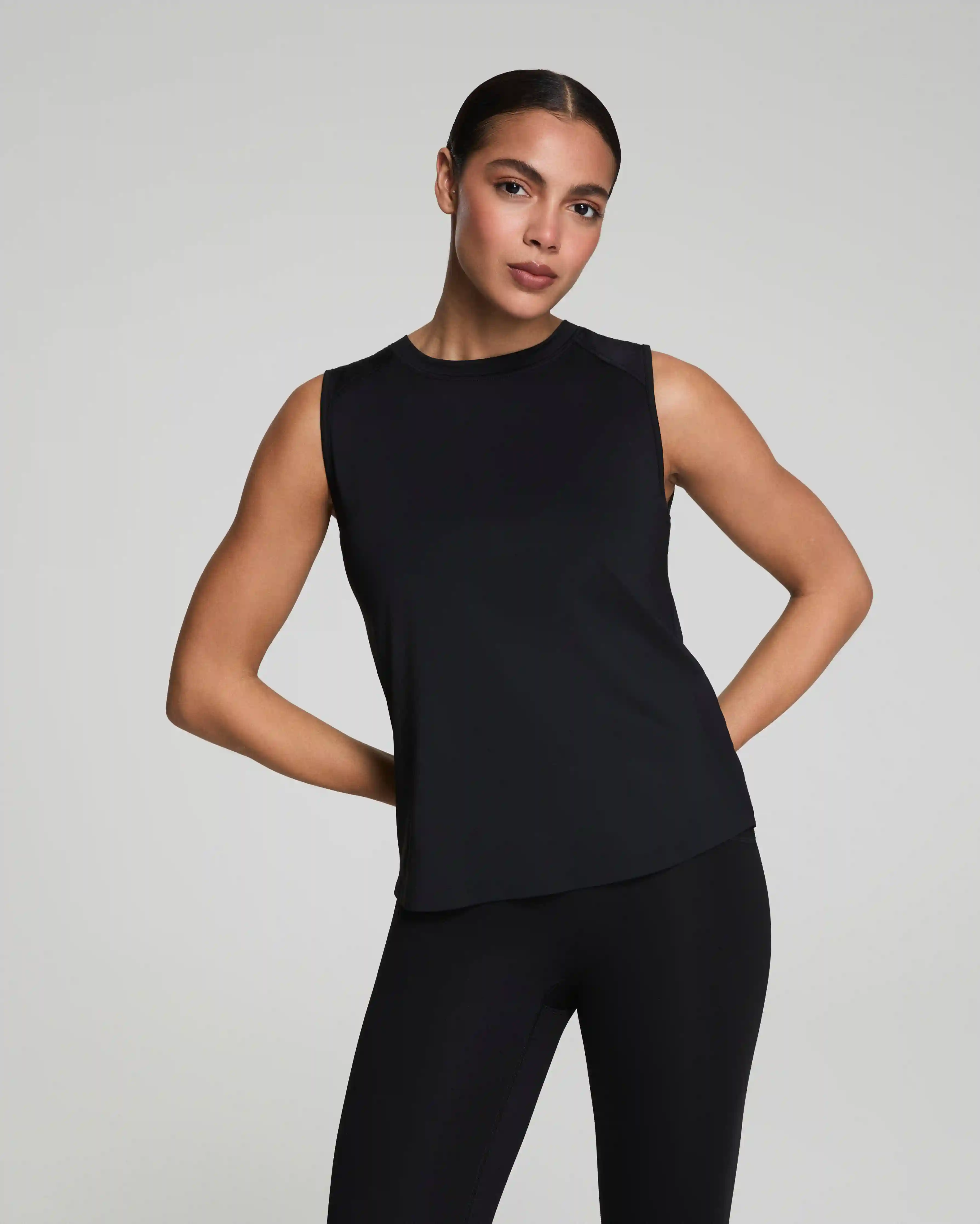SPANX® BoostUp High Neck Tank | Very Black