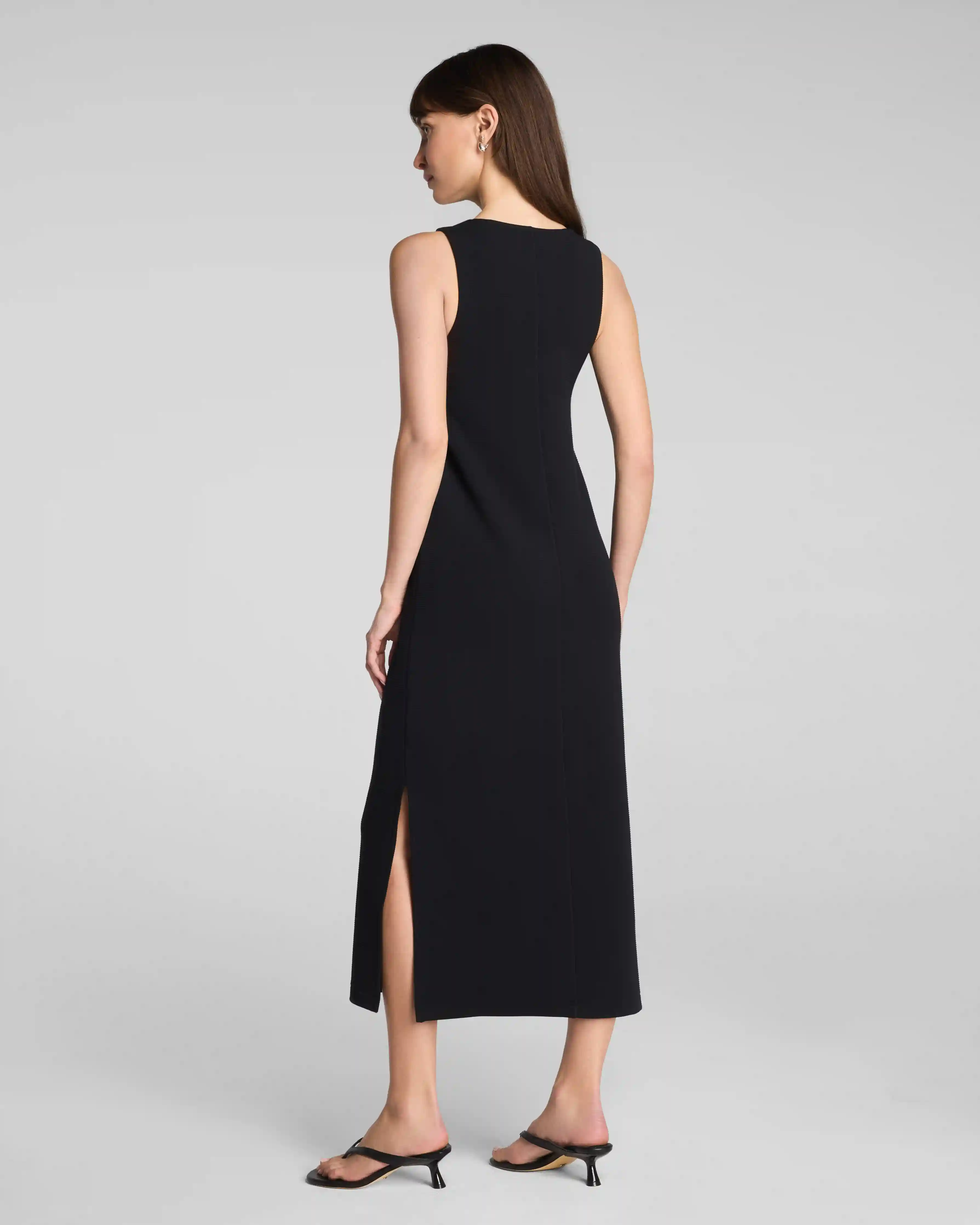 Alternative view of SPANX AirEssentials® French Rib Maxi Tank Dress | Very Black