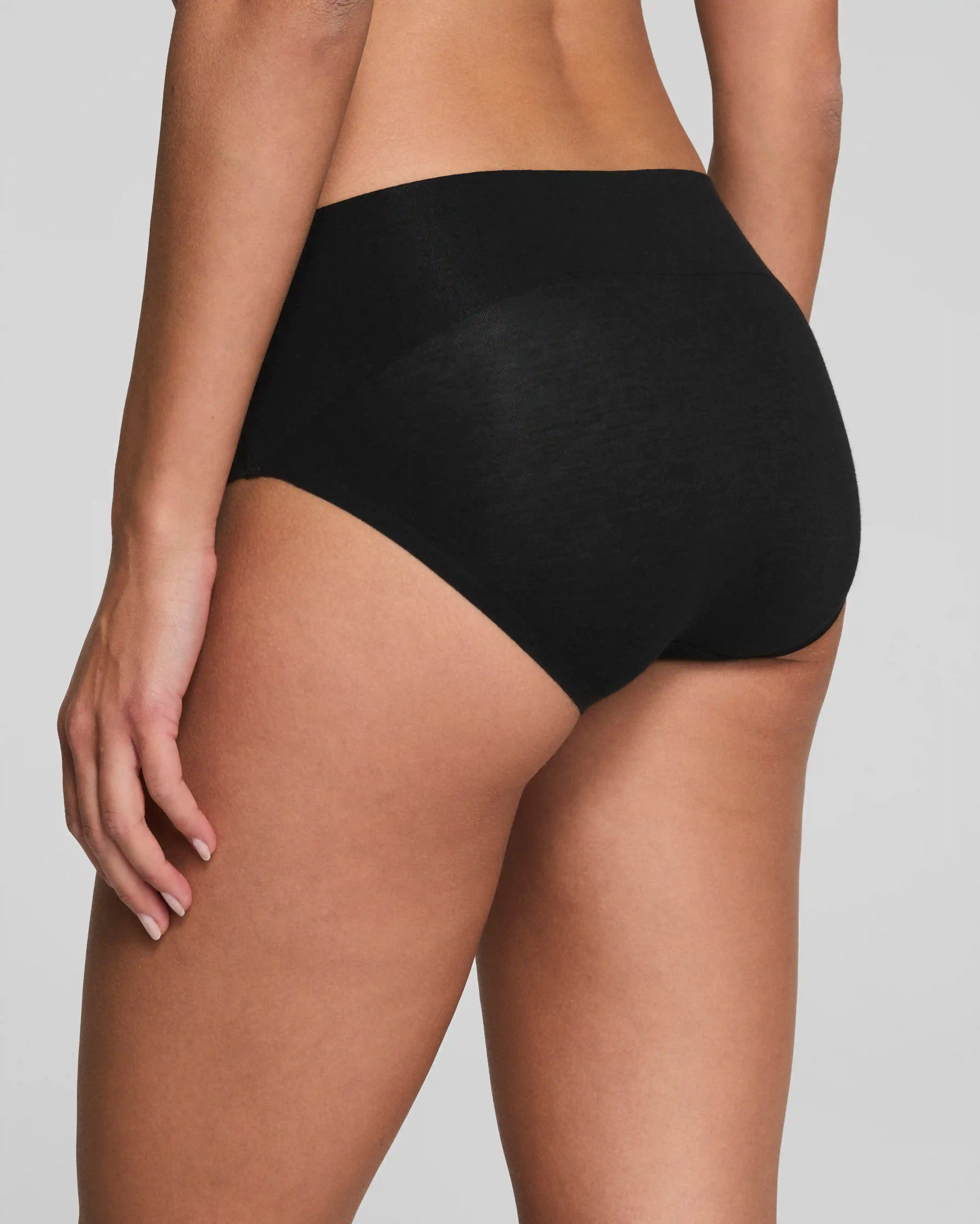 Alternative view of SPANXsupersmooth®  Undie-tectable® Supima® Cotton Brief | Very Black