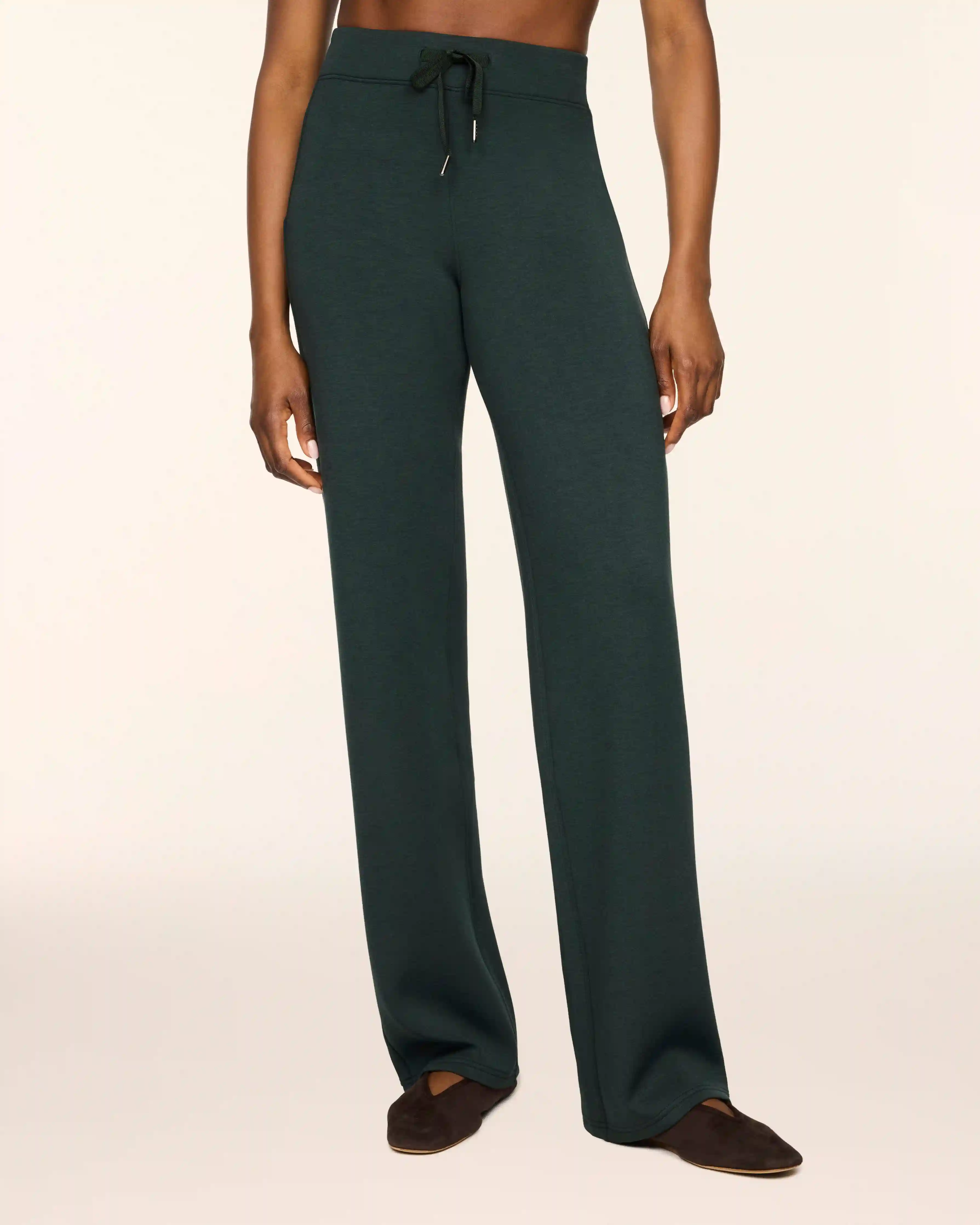 Alternative view of SPANX AirEssentials® Straight Leg Pant | Night Forest Heather