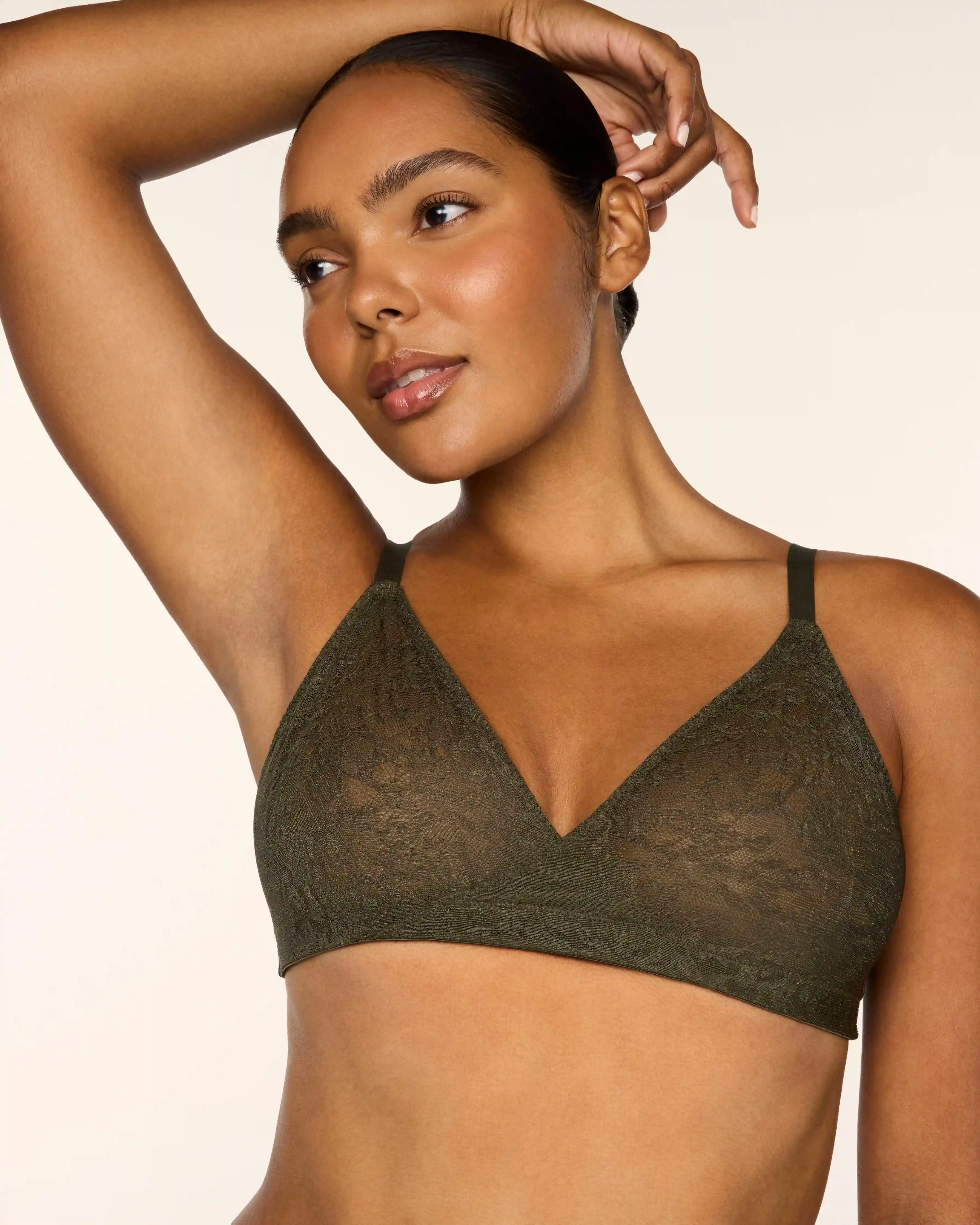 SPANXsupersmooth® Day to Date Night Lace Bralette | Moss Shadow