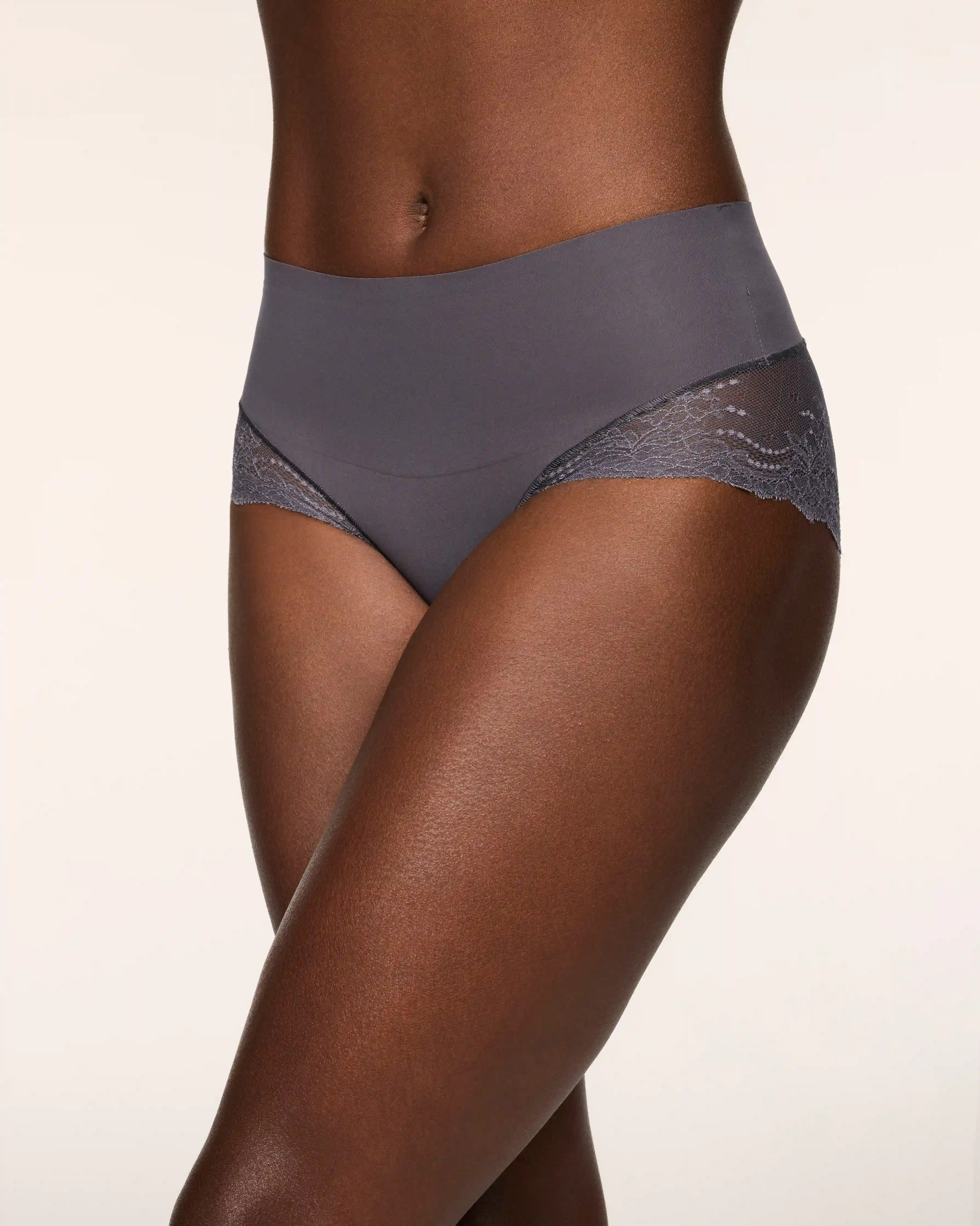 SPANXsupersmooth® Undie-tectable® Lace Hi-Hipster | Dark Slate