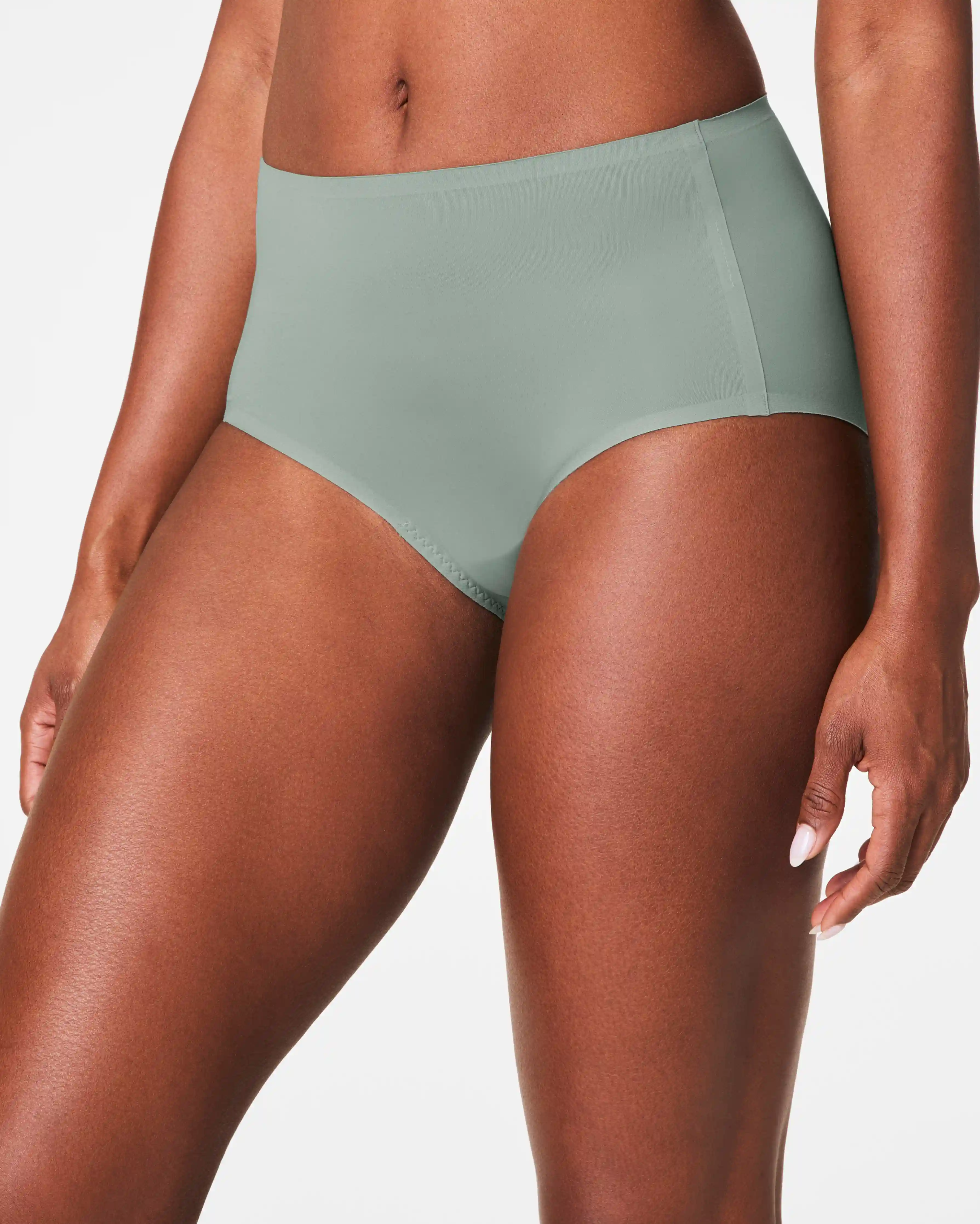 Alternative view of SPANXsmooth®  Fit-To-You Brief 3-Pack Box | Fern/Timeless Navy/Sky